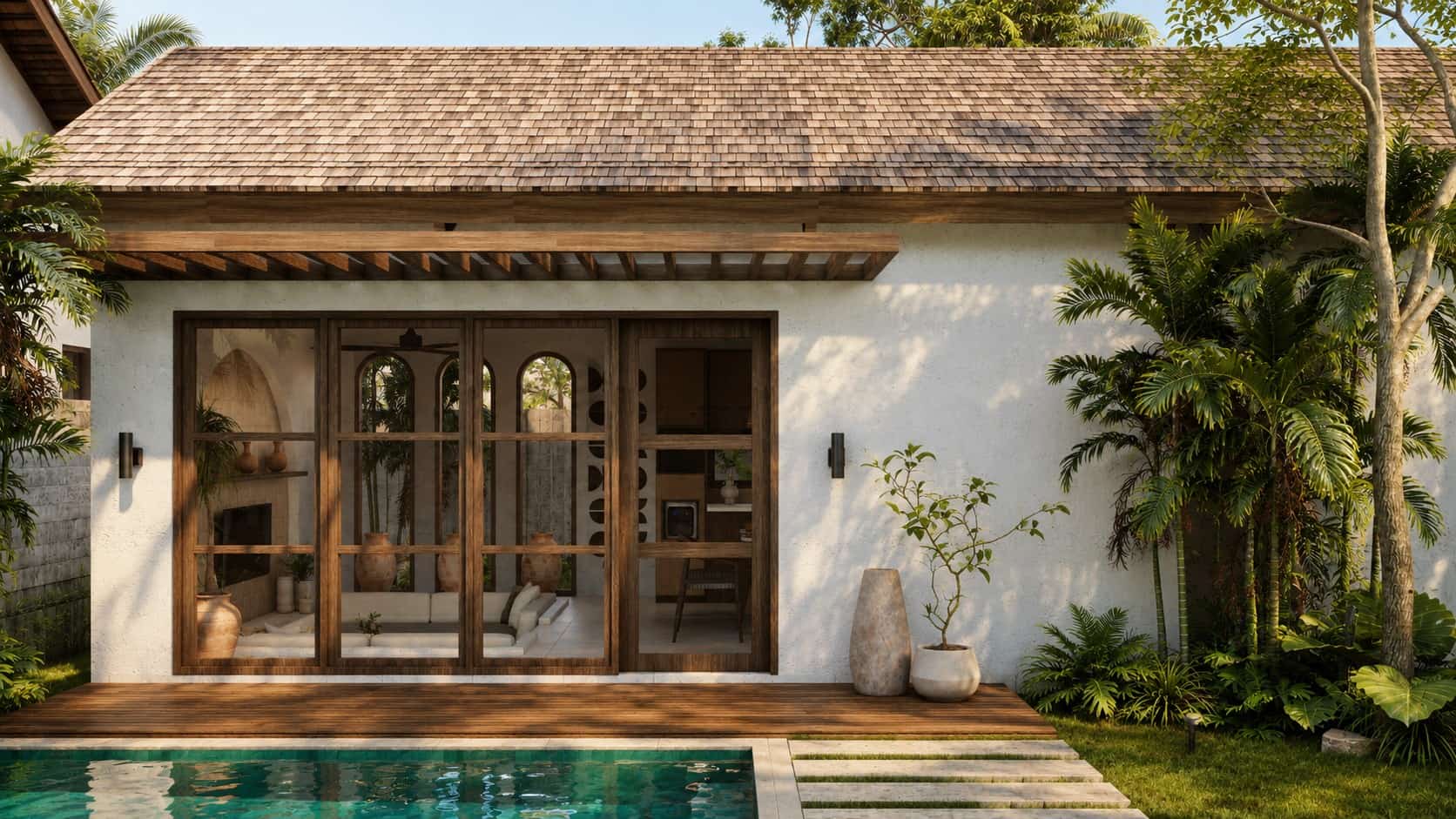 1BR villa in Kuta exterior