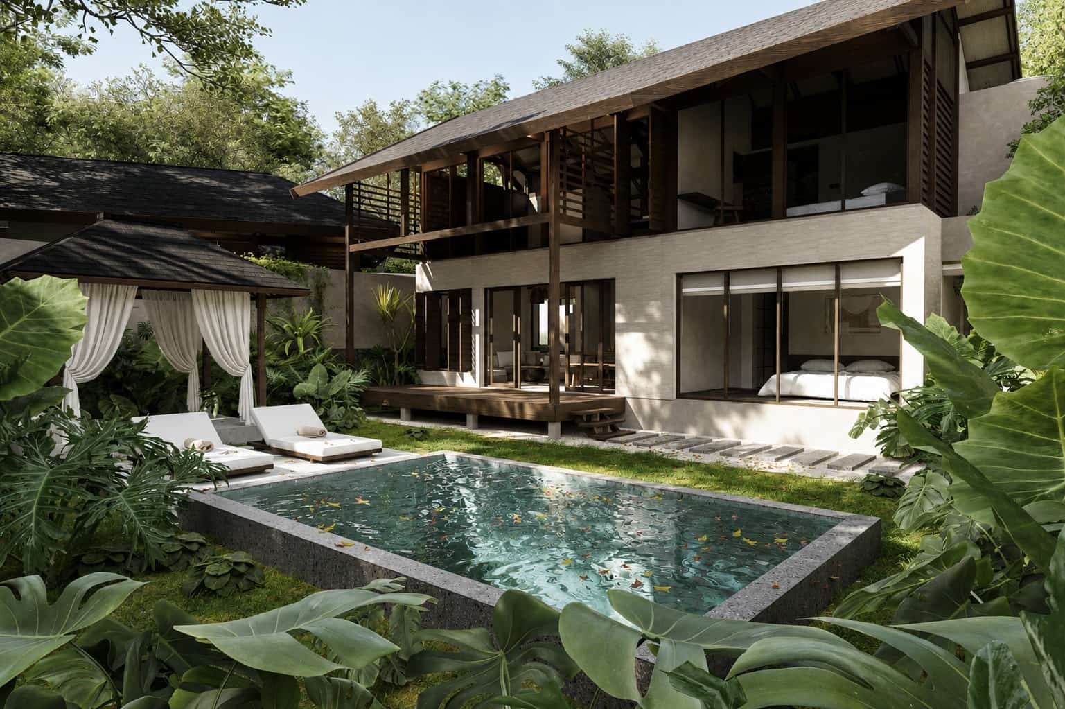 2BR villa in Kuta Front