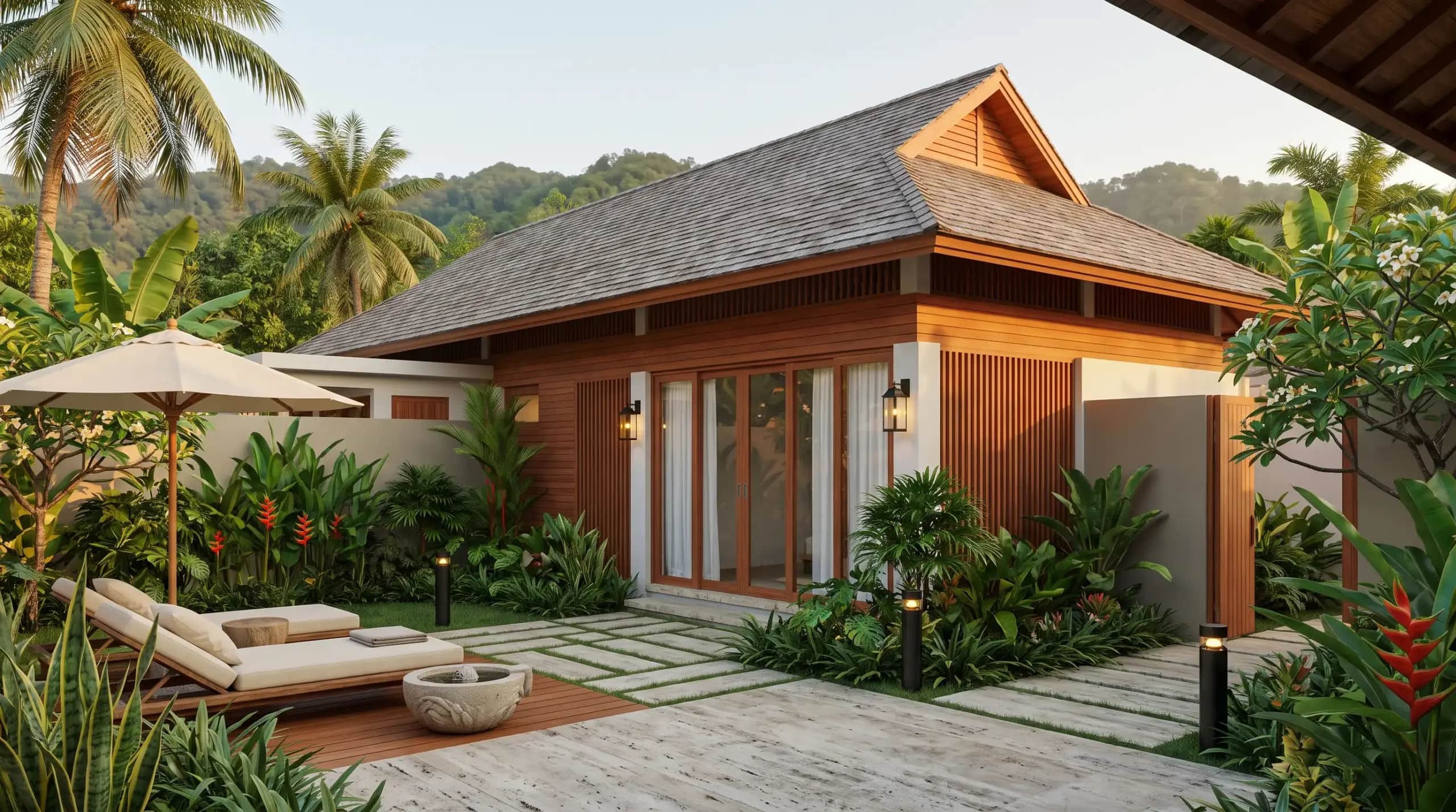 1BR Beach Villa in Tampah - exterior