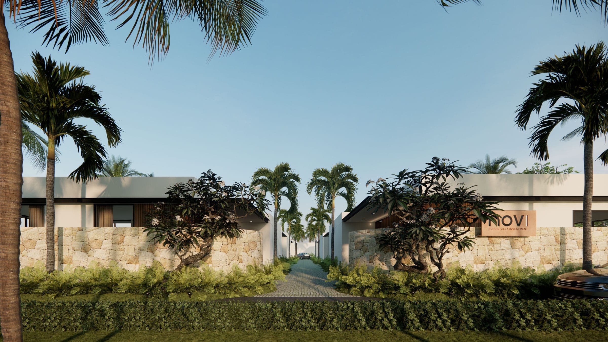 Novi Villa Entrance