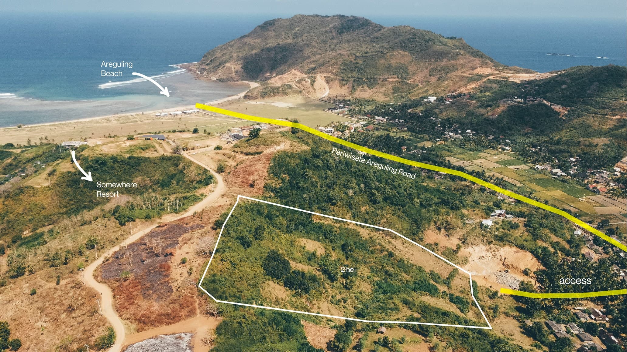 Hillside land for sale in Areguling