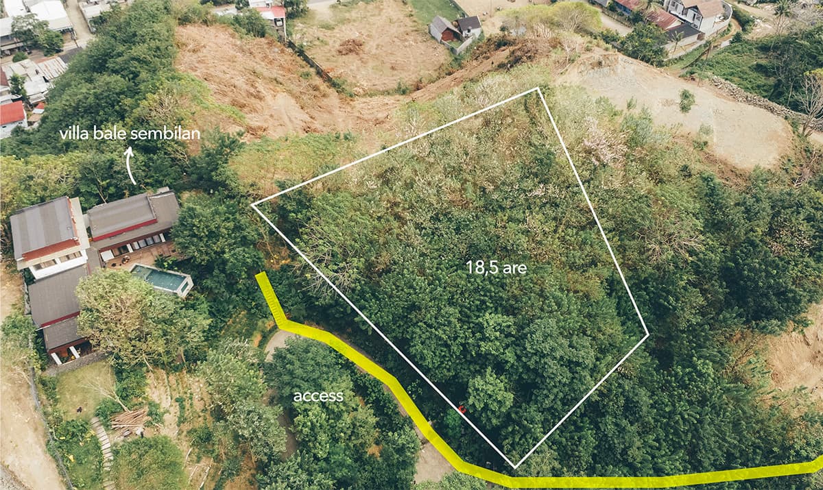 Land for sale Kuta Lombok 18.5 are