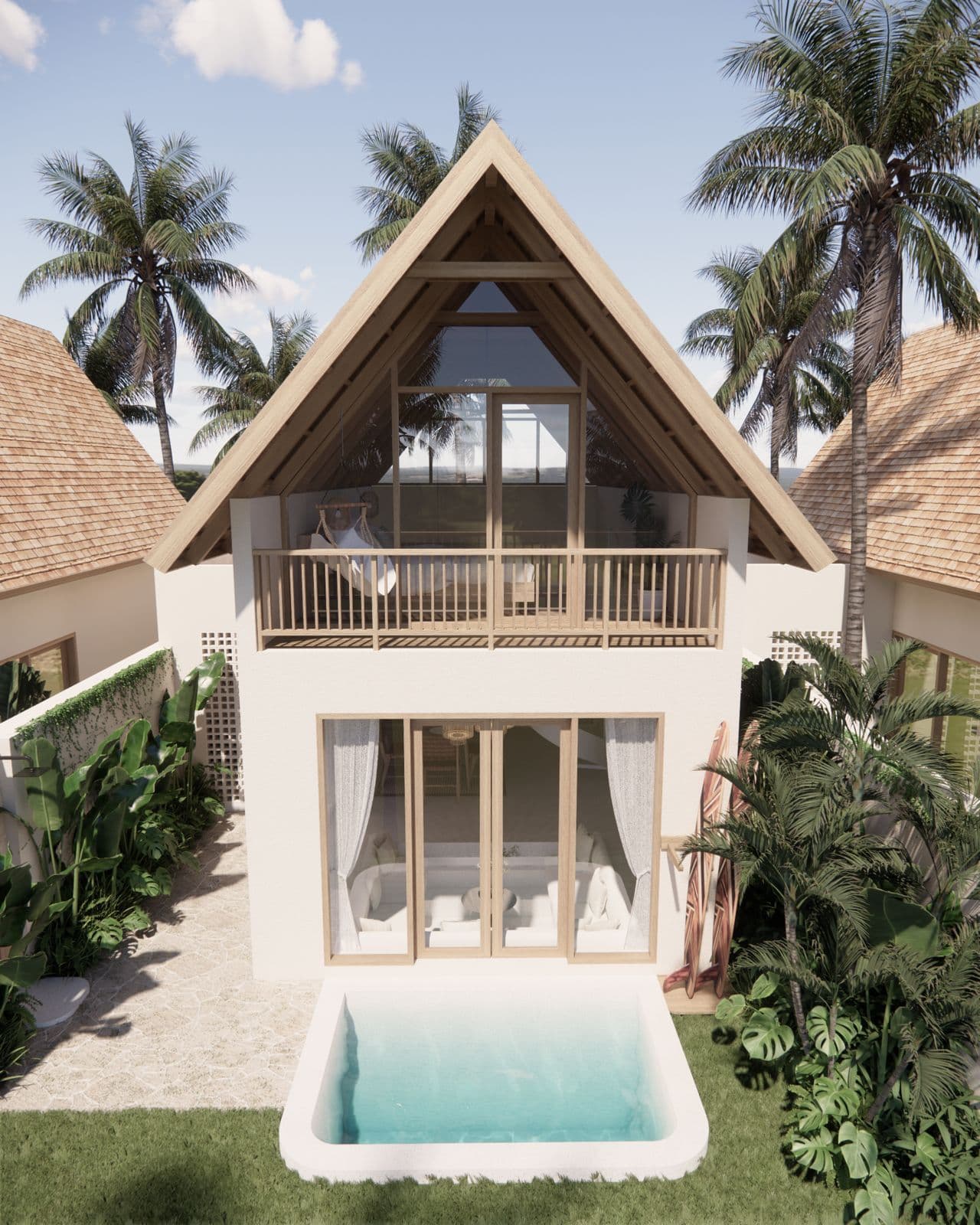 Palm Valley Villa Kuta Lombok - Outside