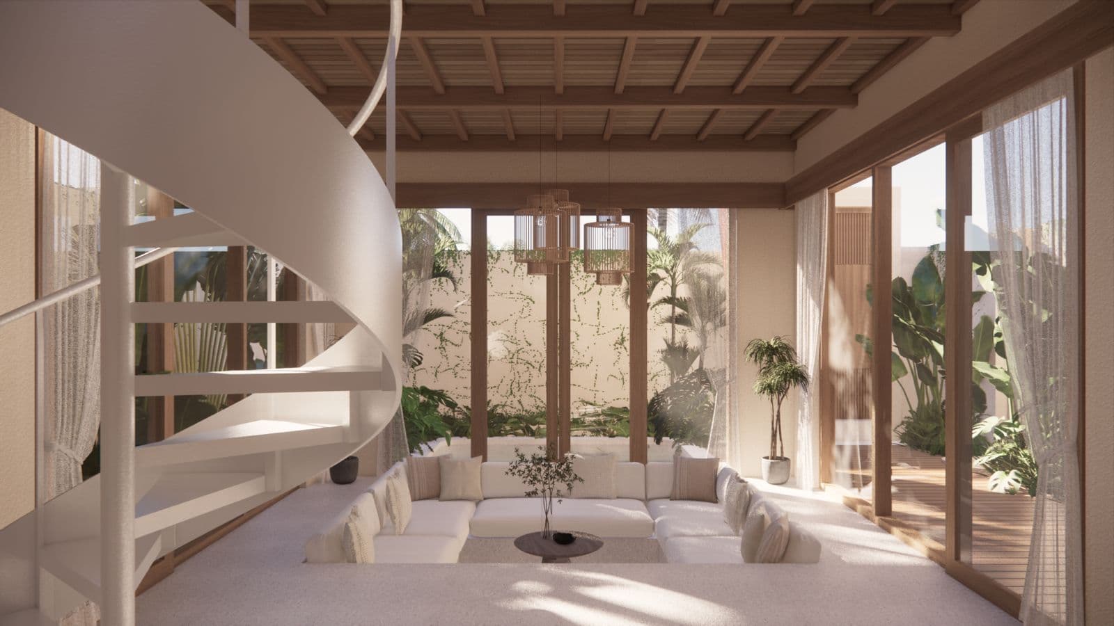 Palm Valley Villa Kuta Lombok - Living Room