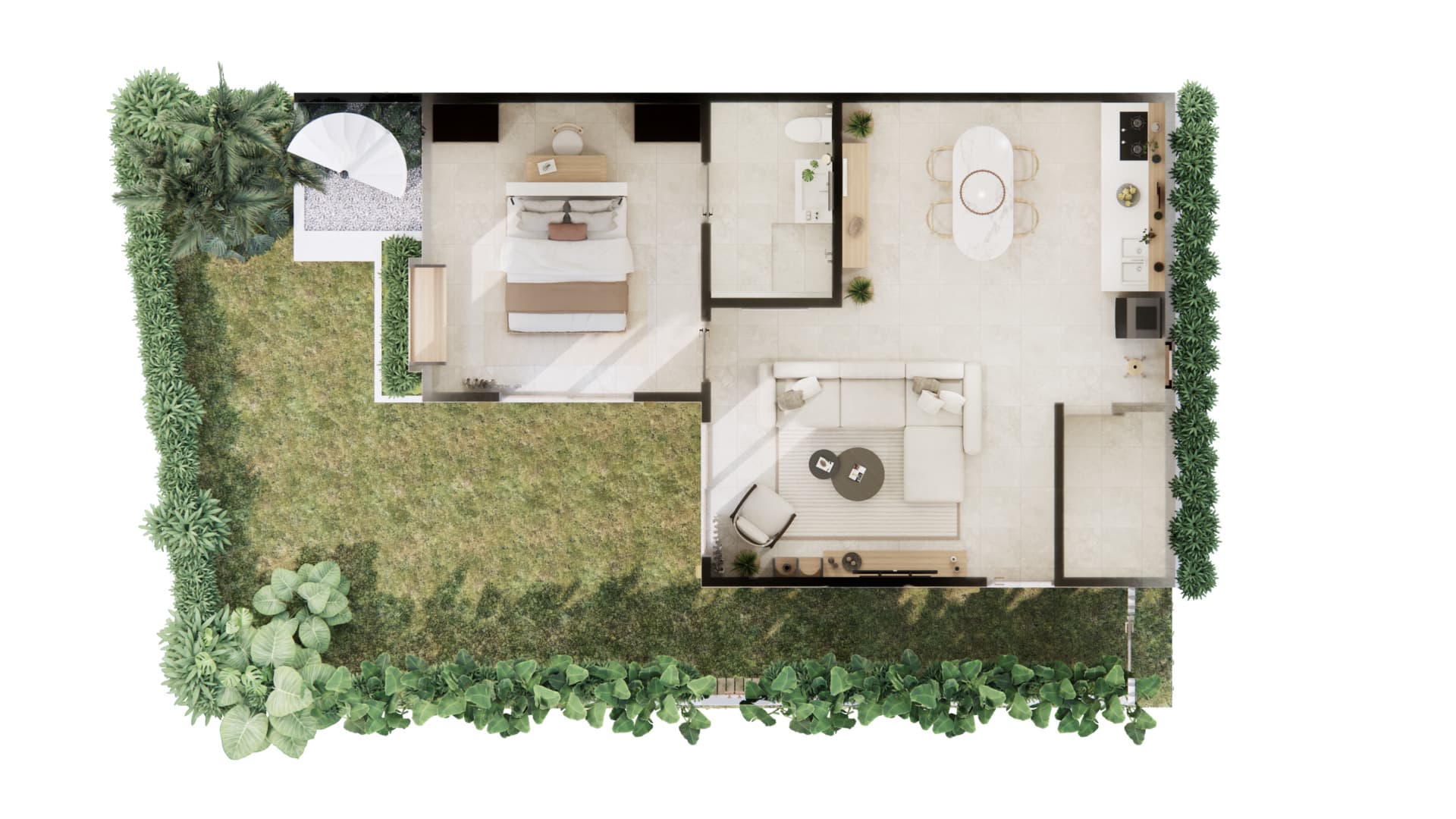 Plan Monstera Villa 1 bedroom