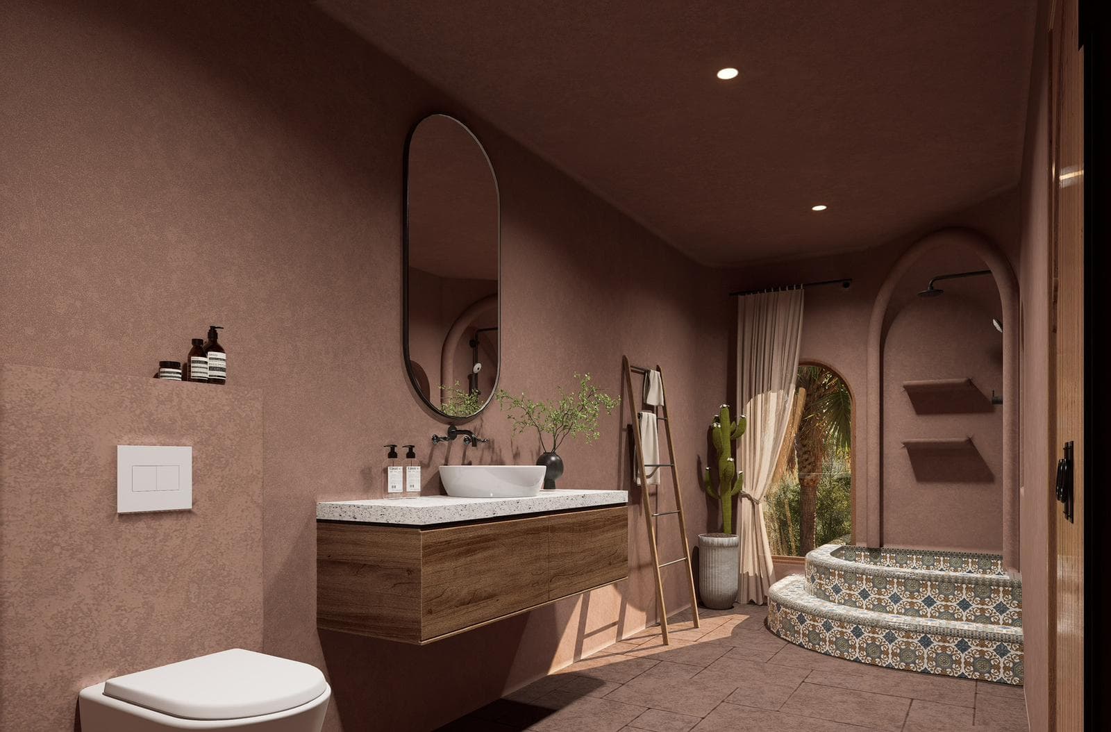 sora resort 3-bedroom villa master bathroom