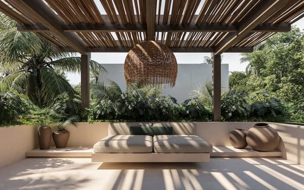 Jungle views 3BR Tias villas for sale in Kuta Lombok
