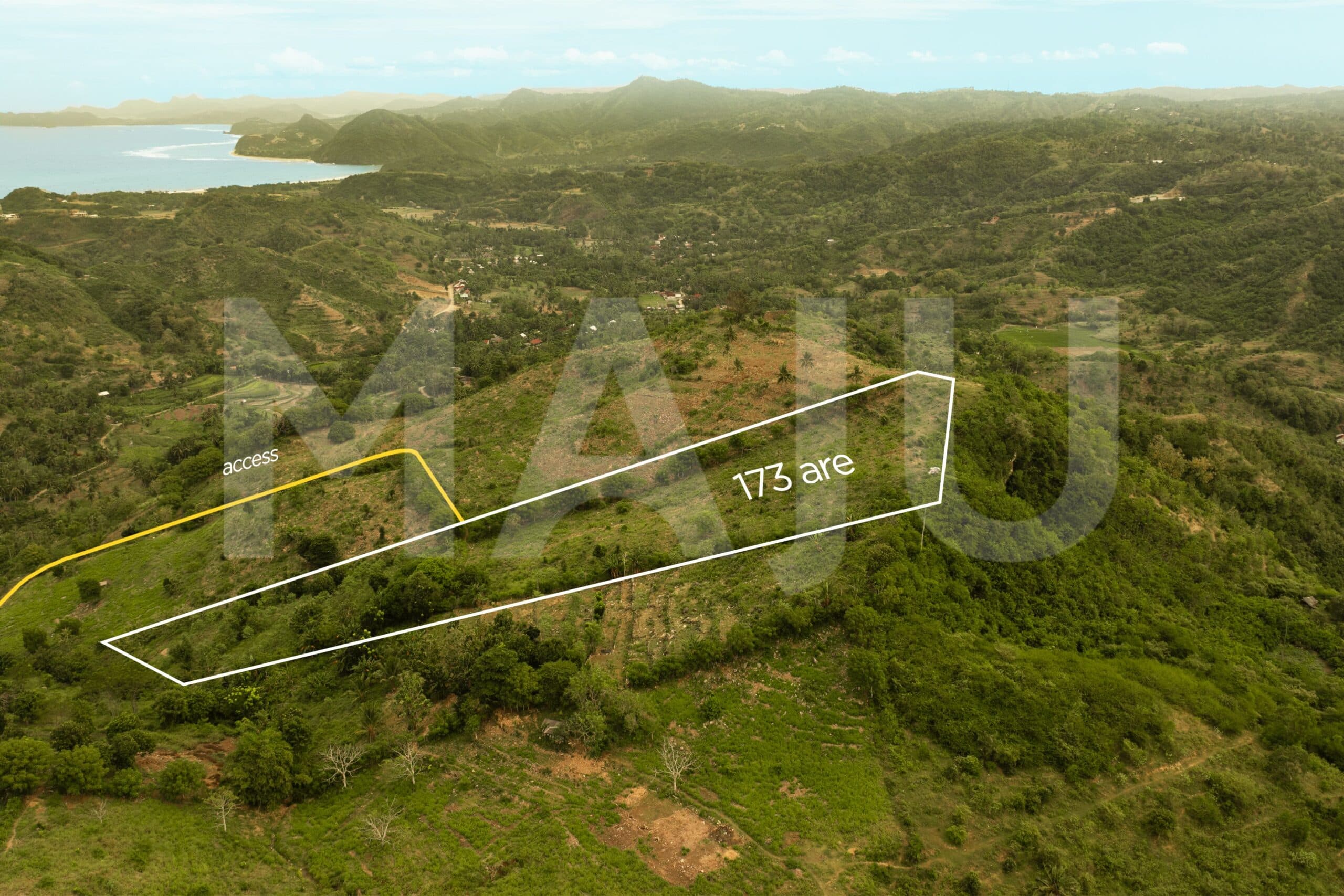 Mekar Sari 173 are showing access and the beach