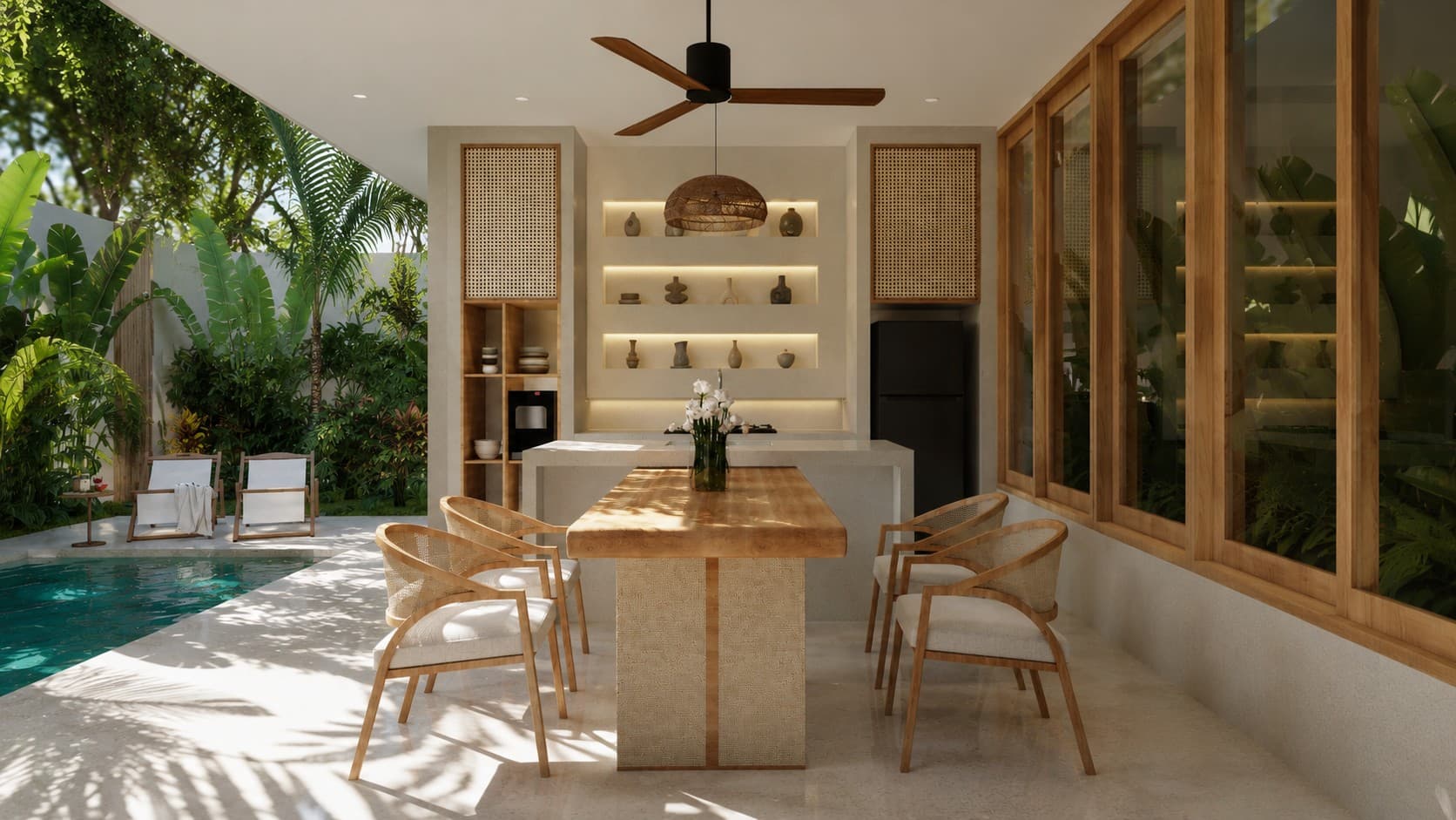 Rangkap Villas - living room