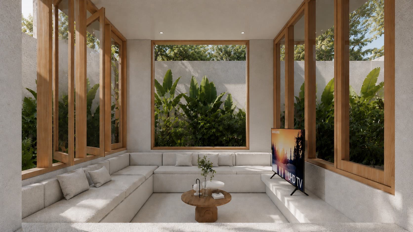 Rangkap Villas - sunken sofa