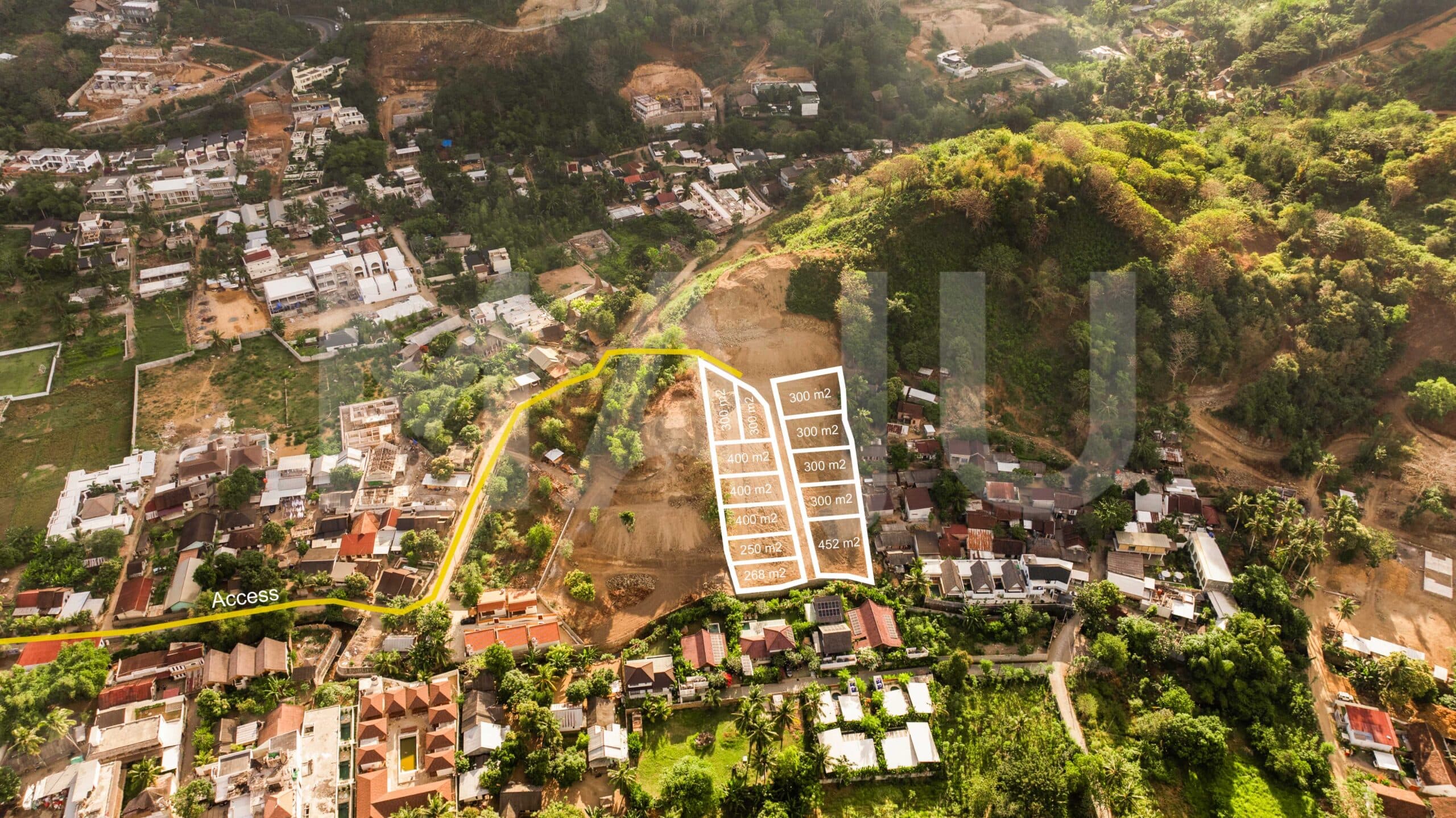 Kuta - hillside plots