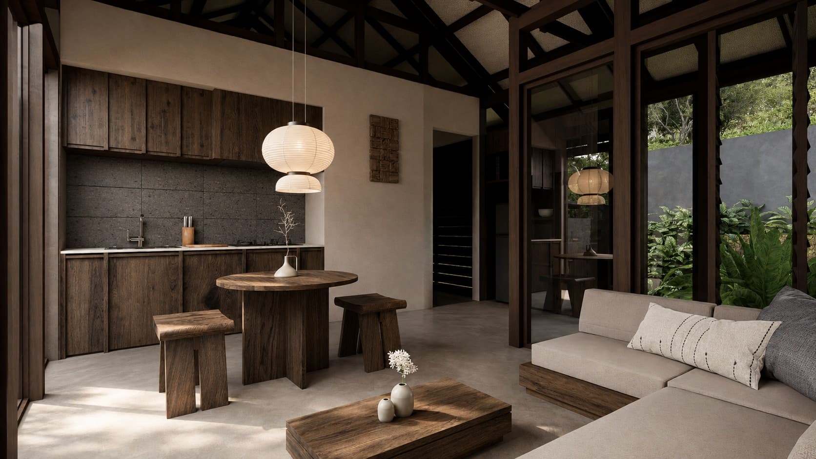 Ki - 1BR Living Room 1