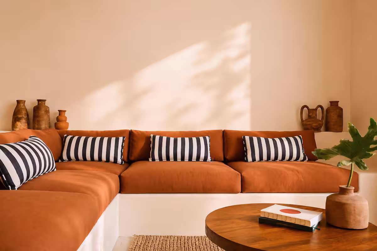 1BR villa in kuta living room