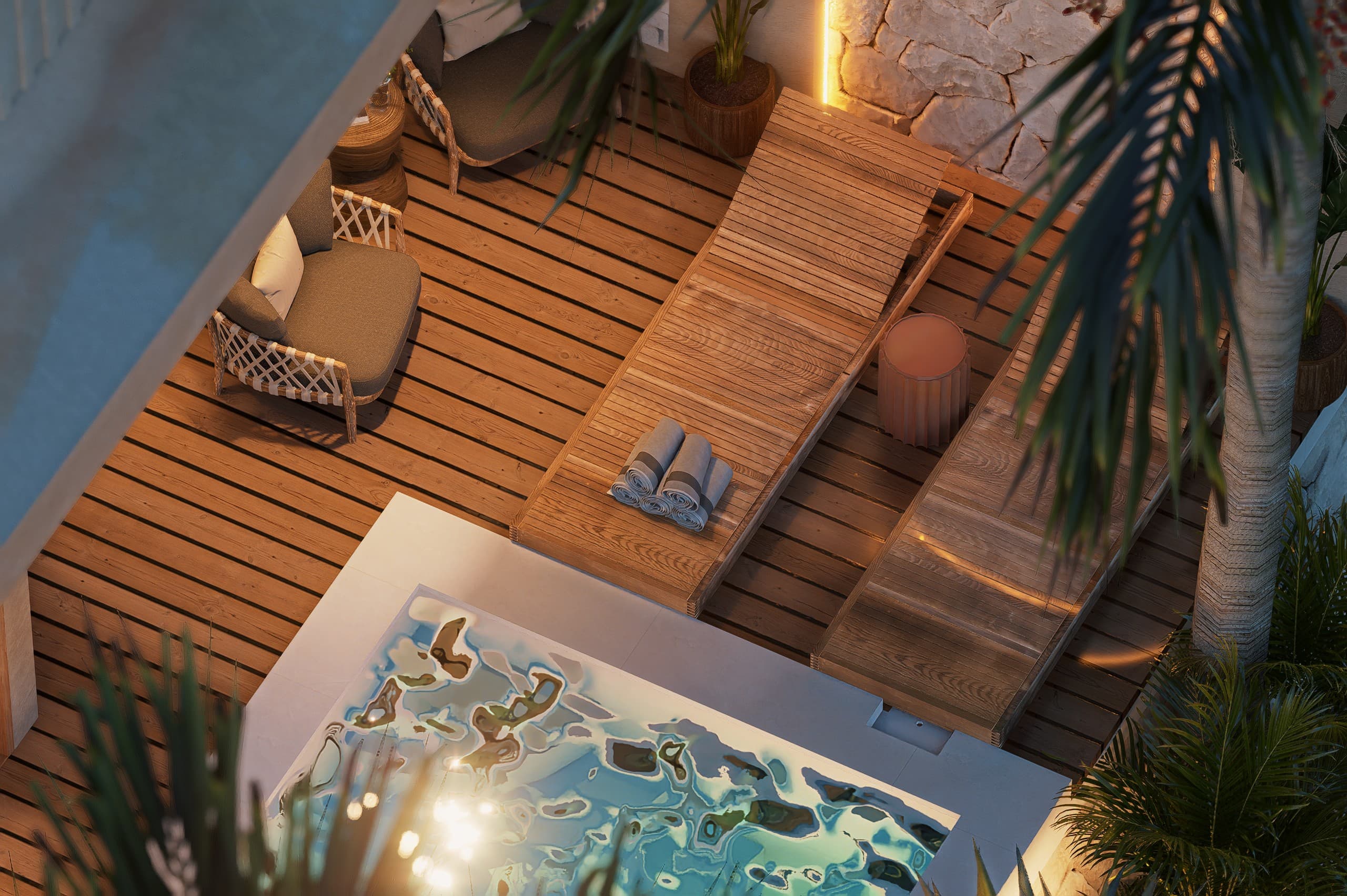 1BR Villa in Prabu - sunbed