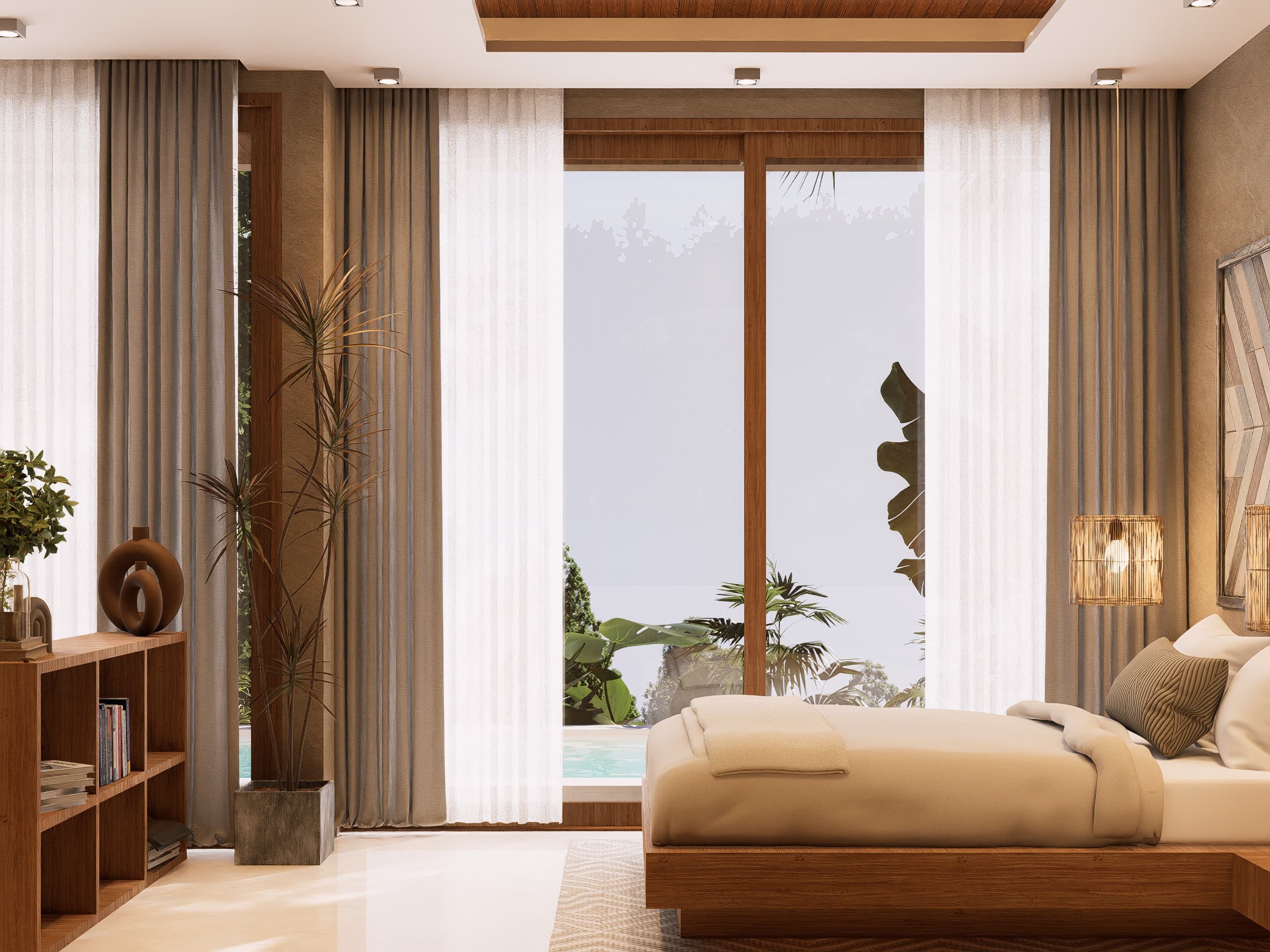 1BR Villa in Prabu - bedroom