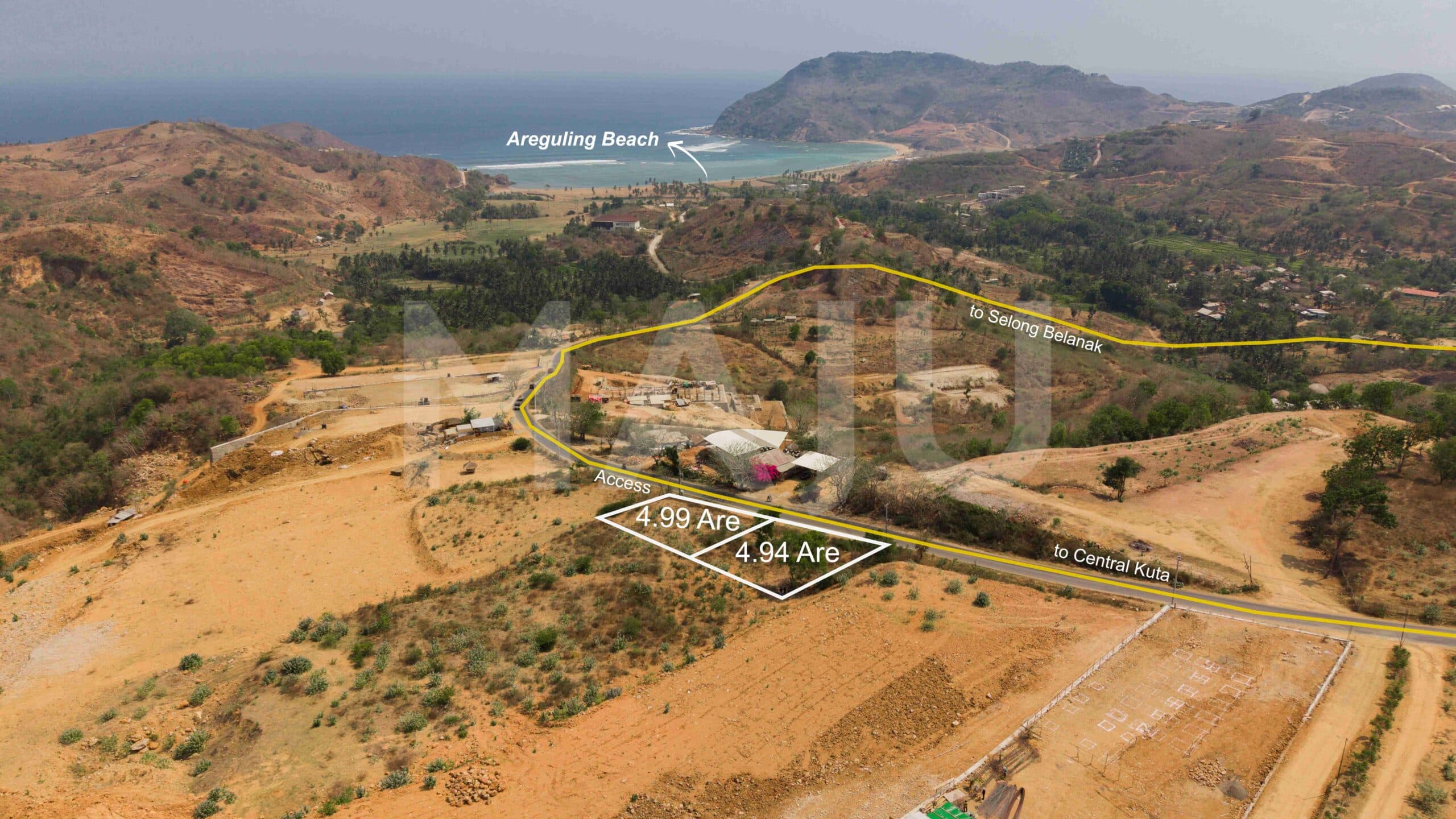Prabu - Flat plots showing the beach