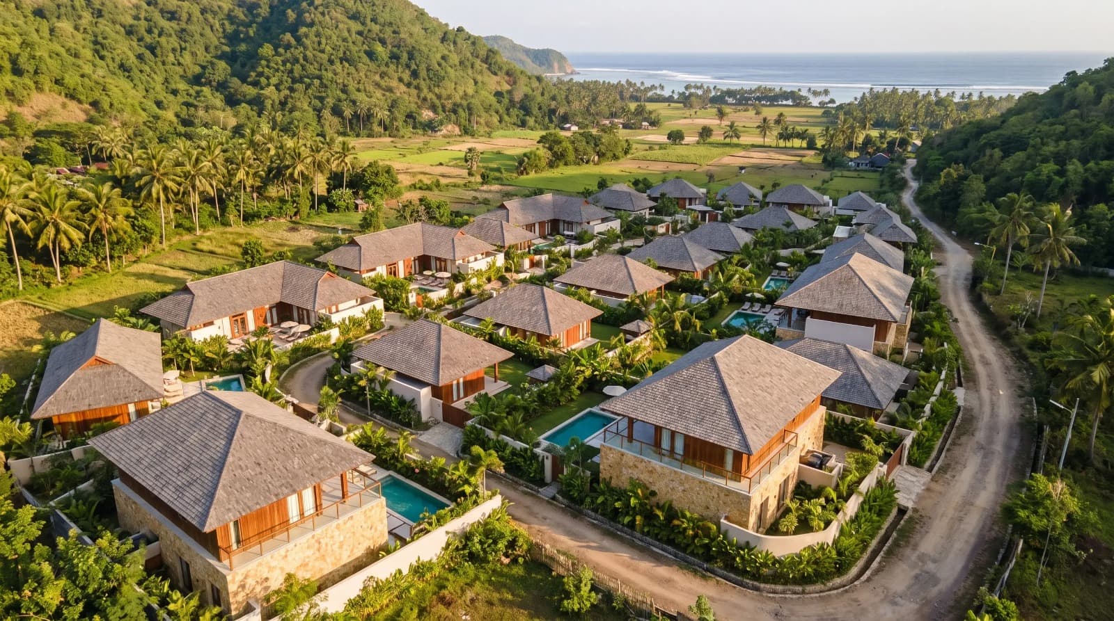 1BR Beach Villa in Tampah - village