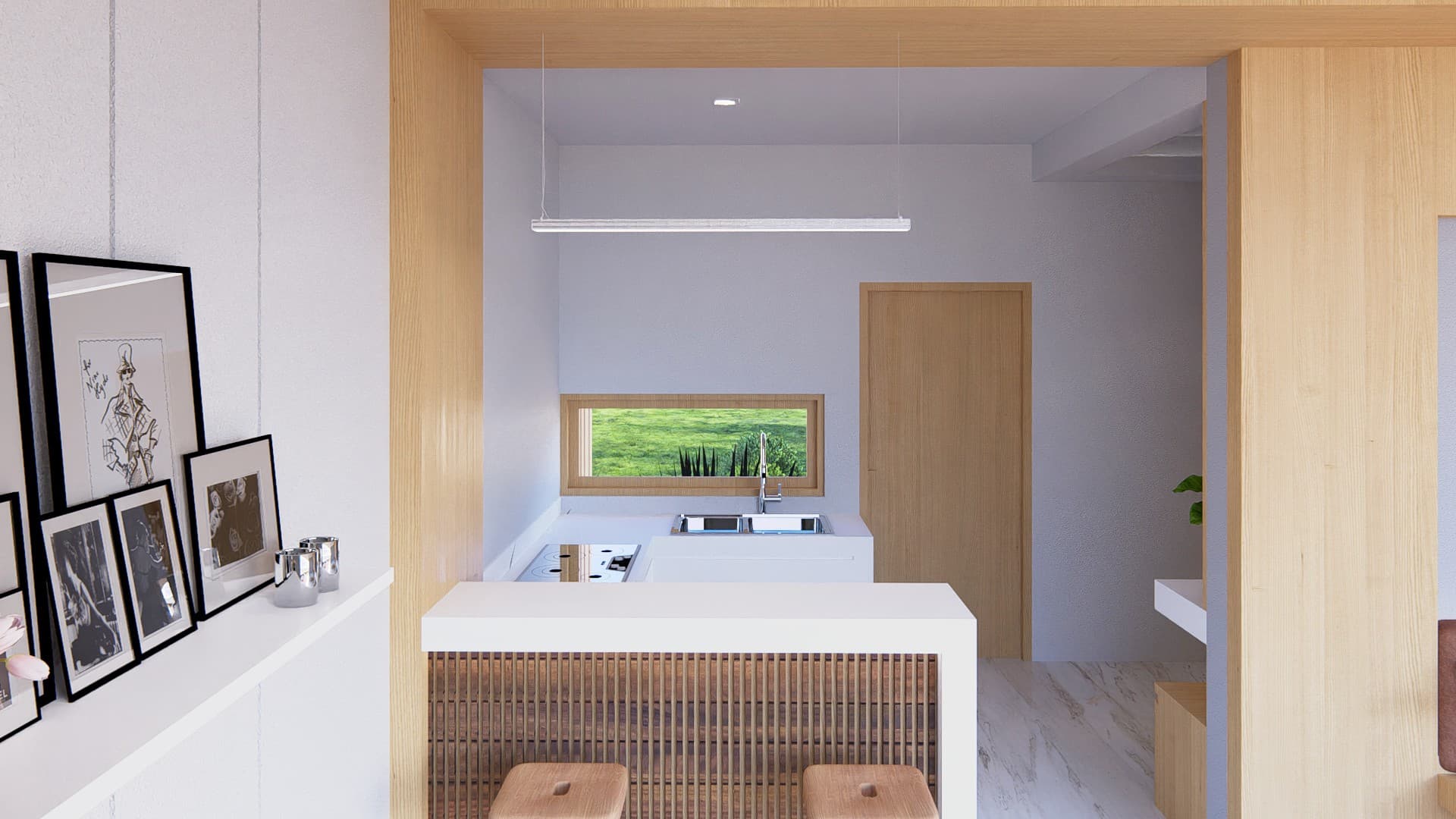 1BR Villa in Mawi - kitchen