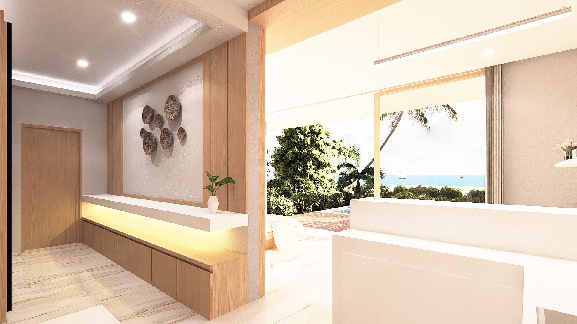 1BR Villa in Mawi - ocean view