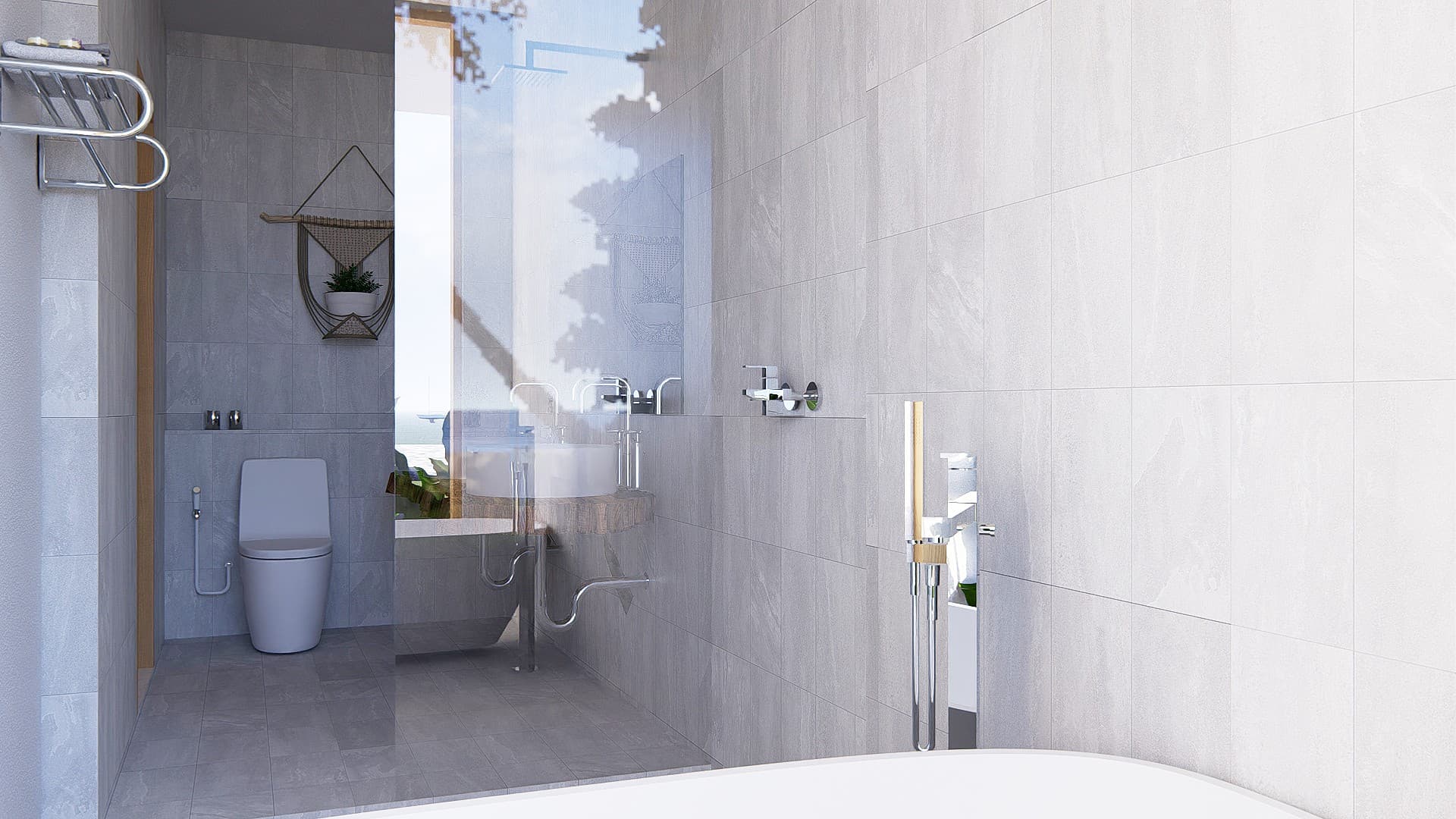 1BR Villa in Mawi - toilet