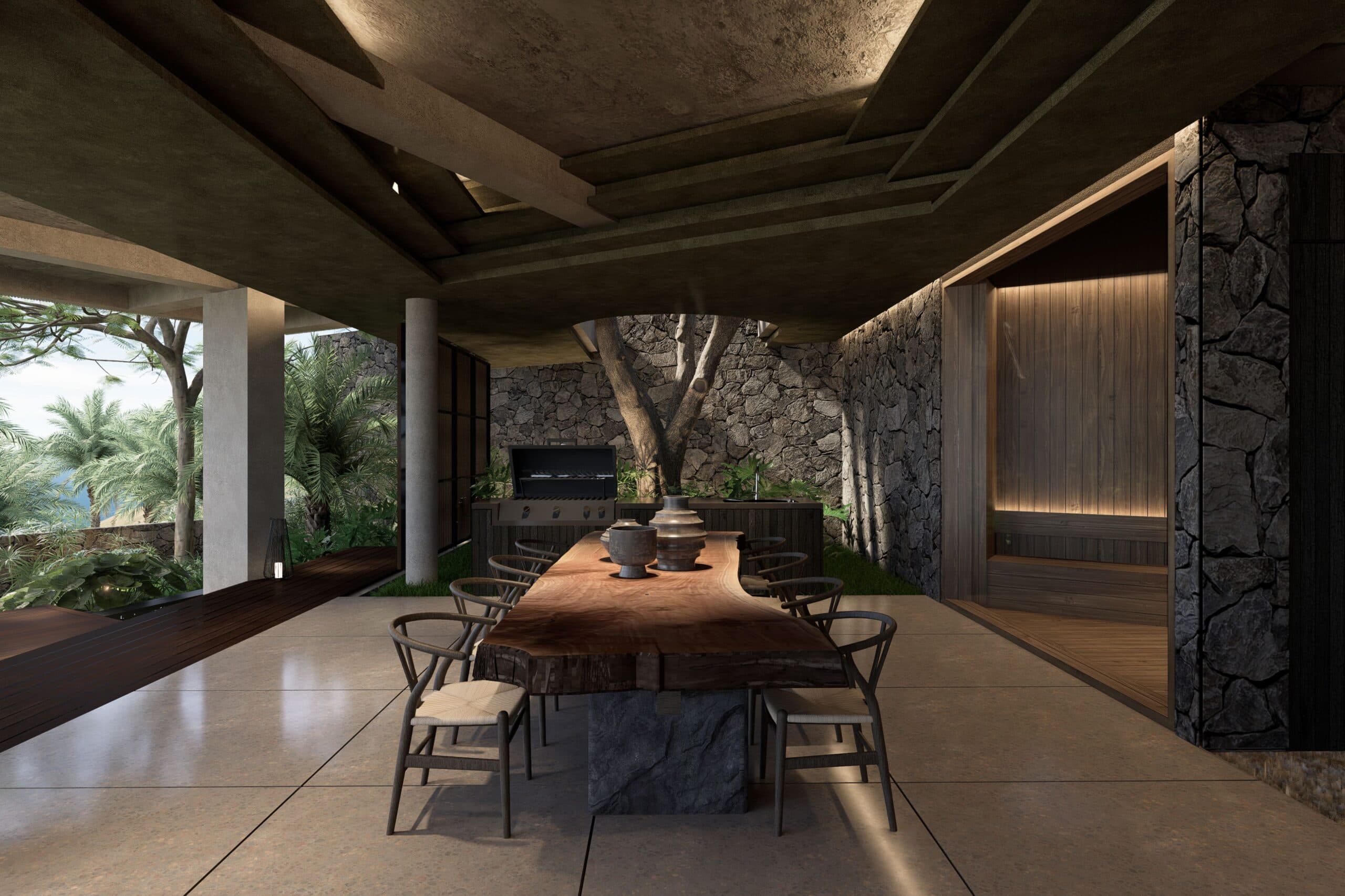 4BR Villa in Torok - dining area