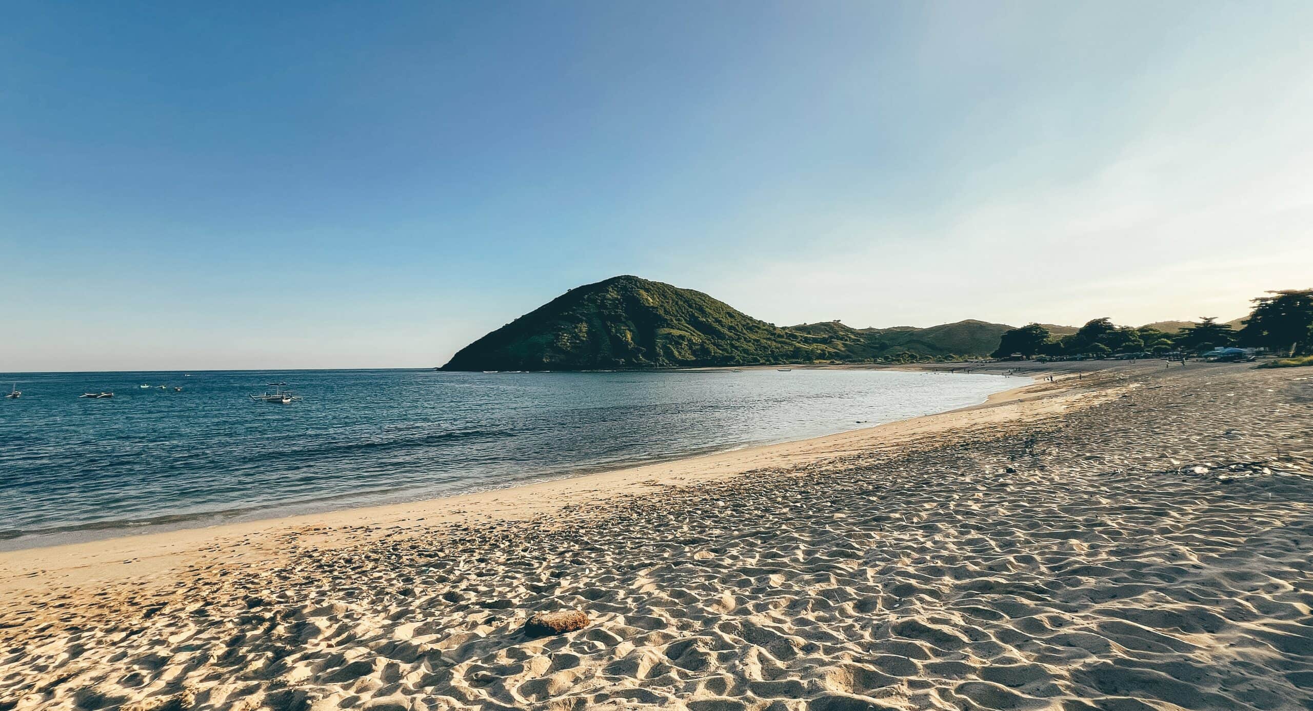 Mawun beach in Lombok