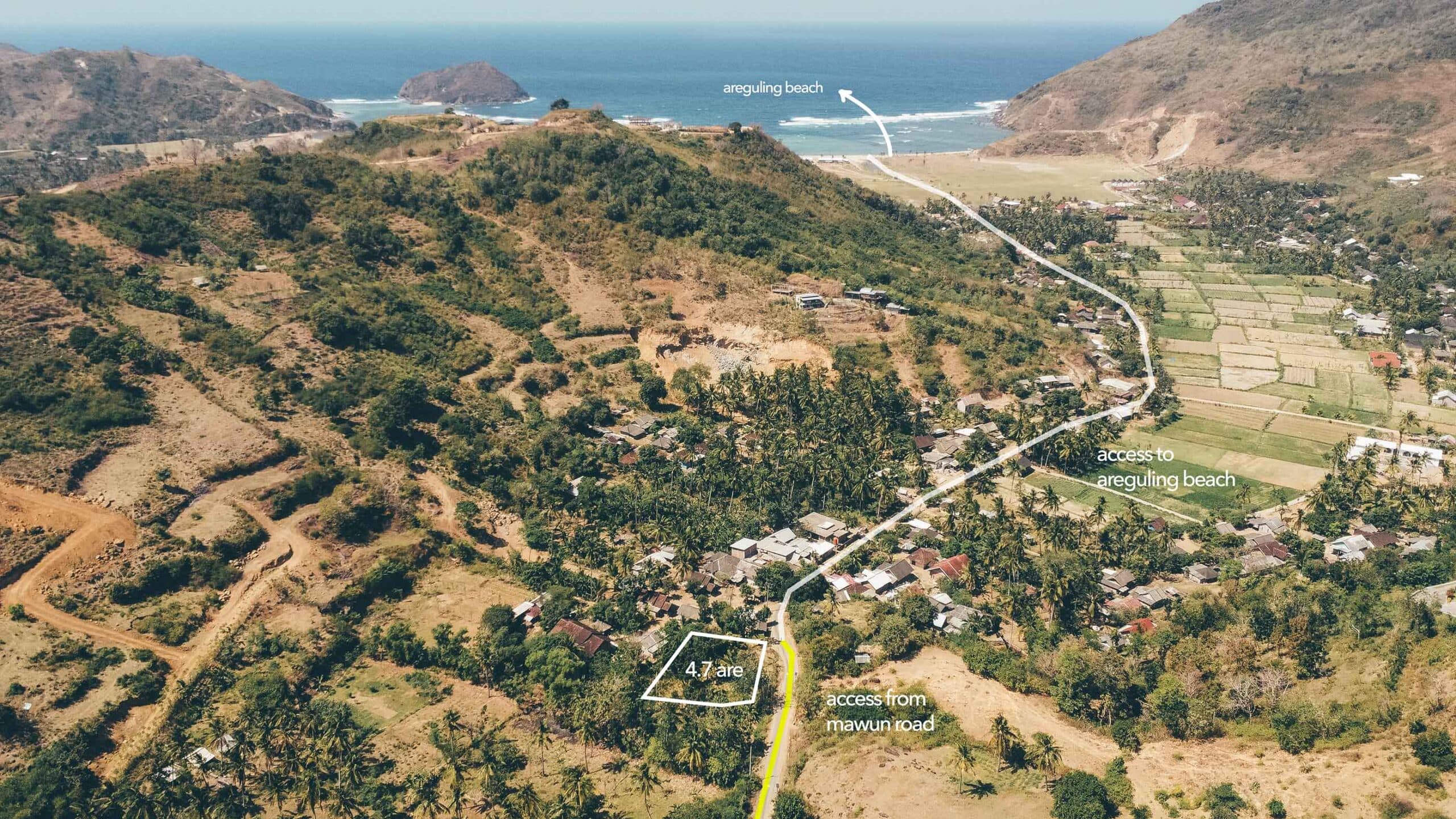 Areguling 4.7 are flat land for sale