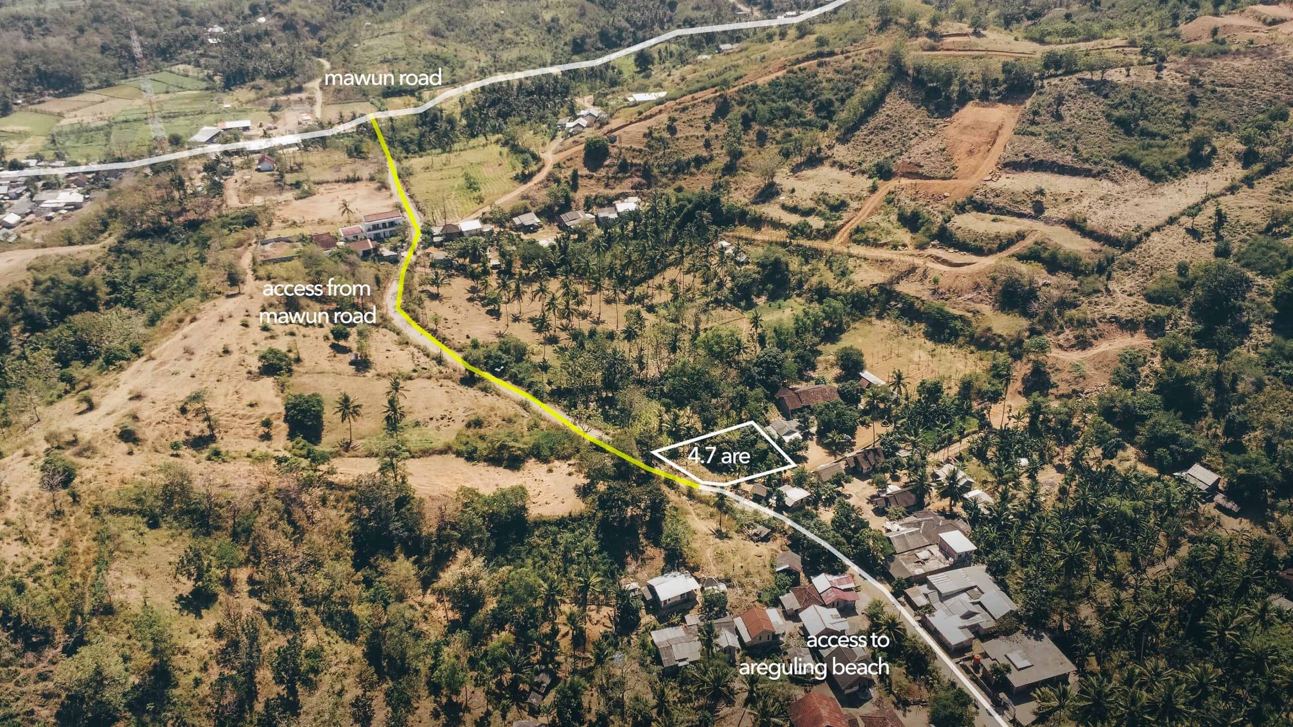 Areguling 4.7 are flat land for sale