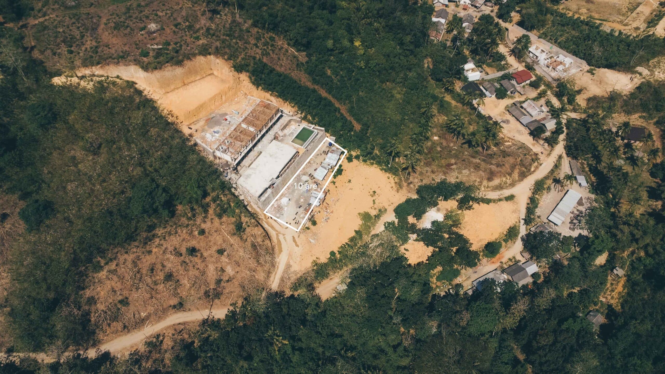 10 are hillside plot for sale in Kuta Lombok