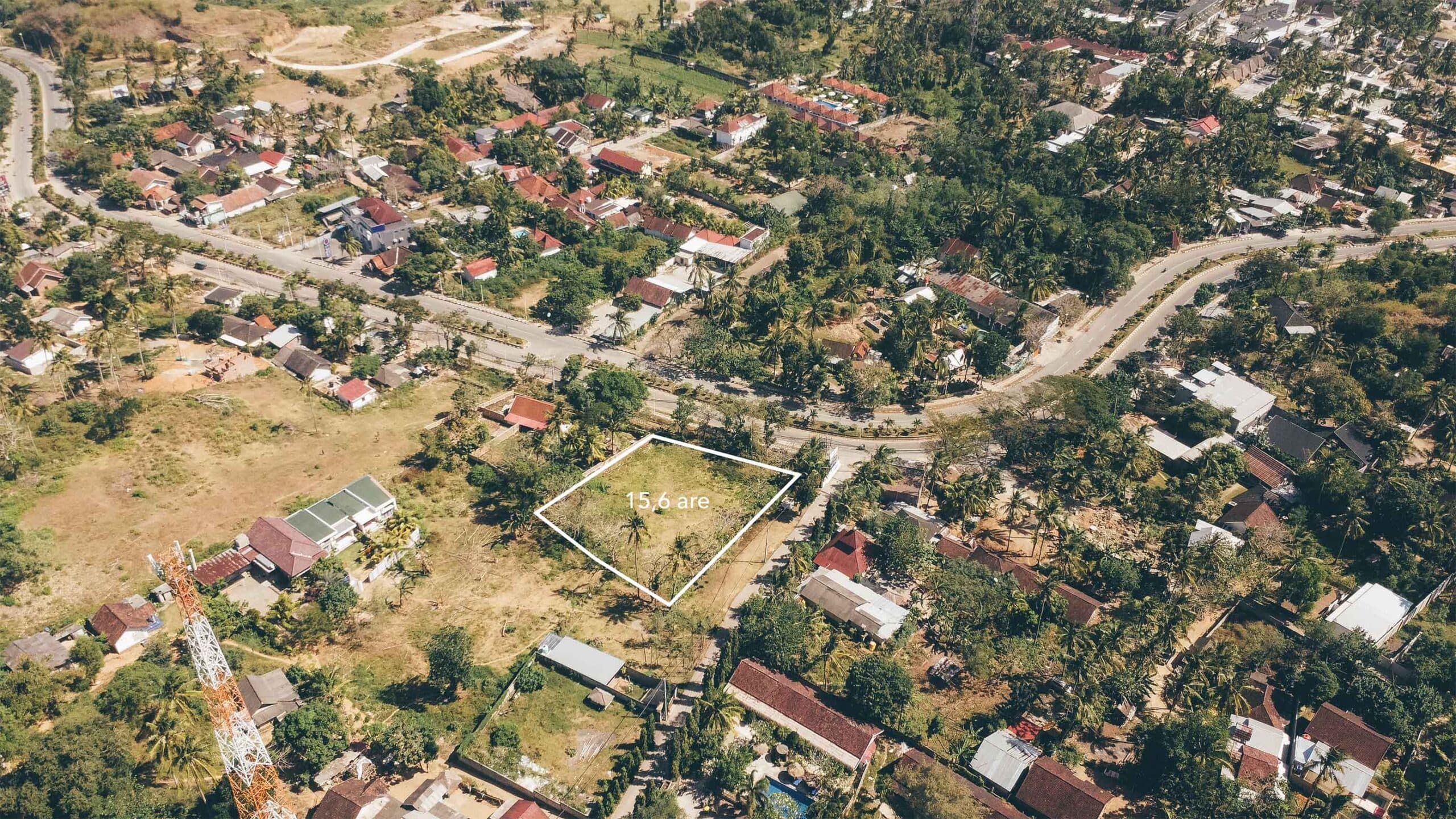 15 are flat land for sale in Kuta Lombok