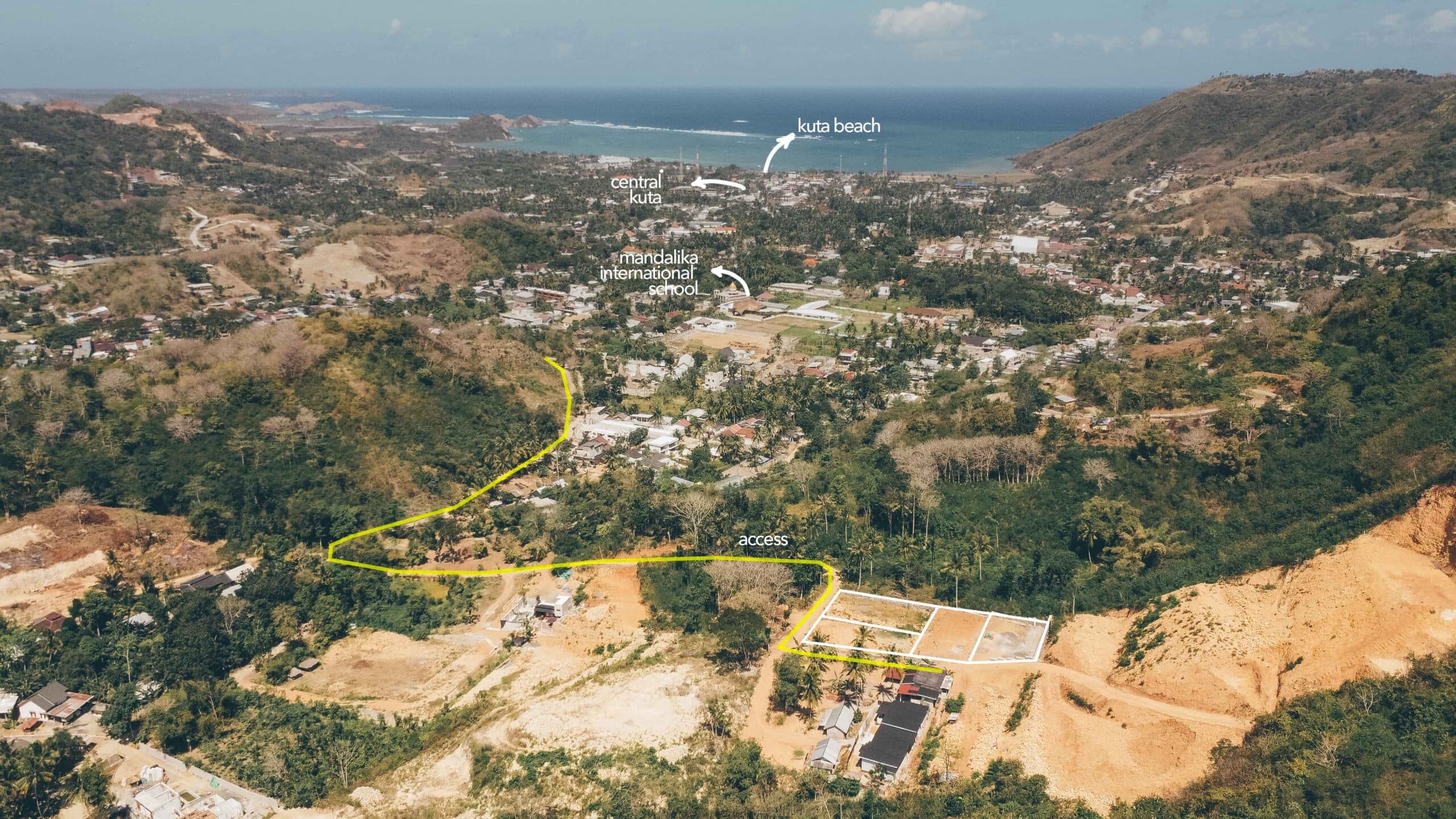 5 are plots land for sale in Kuta Lombok