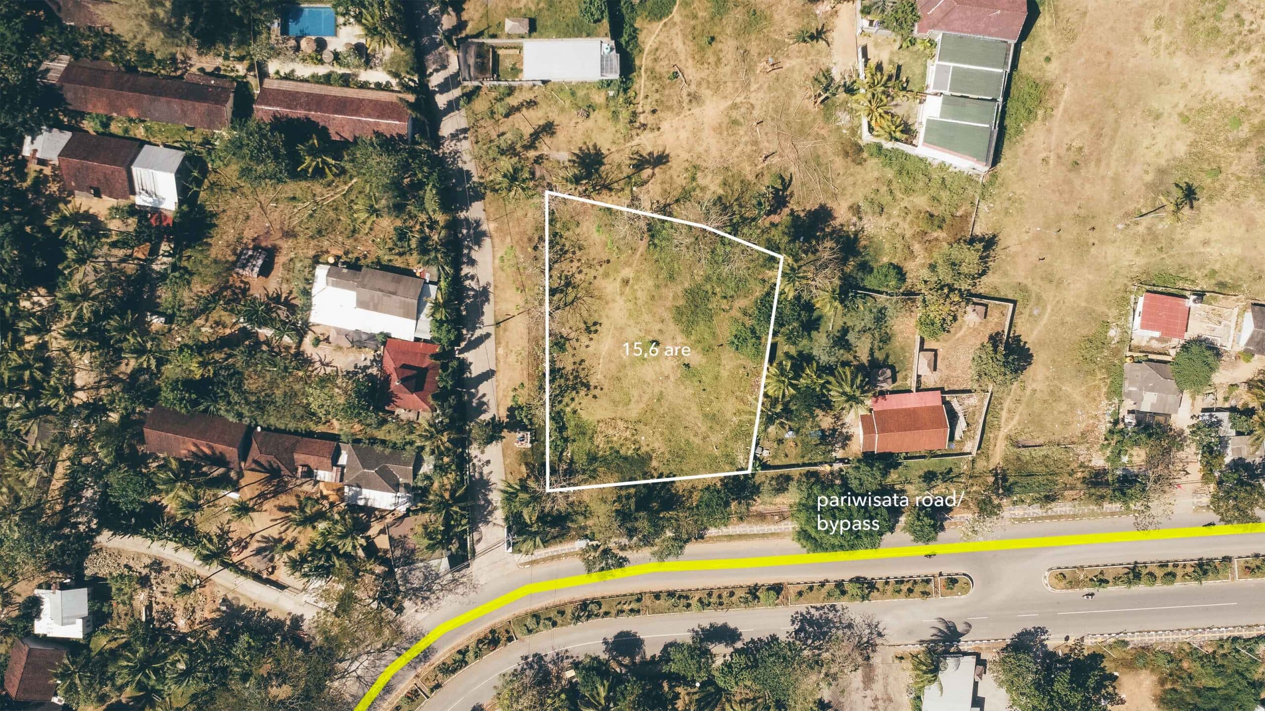 15 are flat land for sale in Kuta Lombok