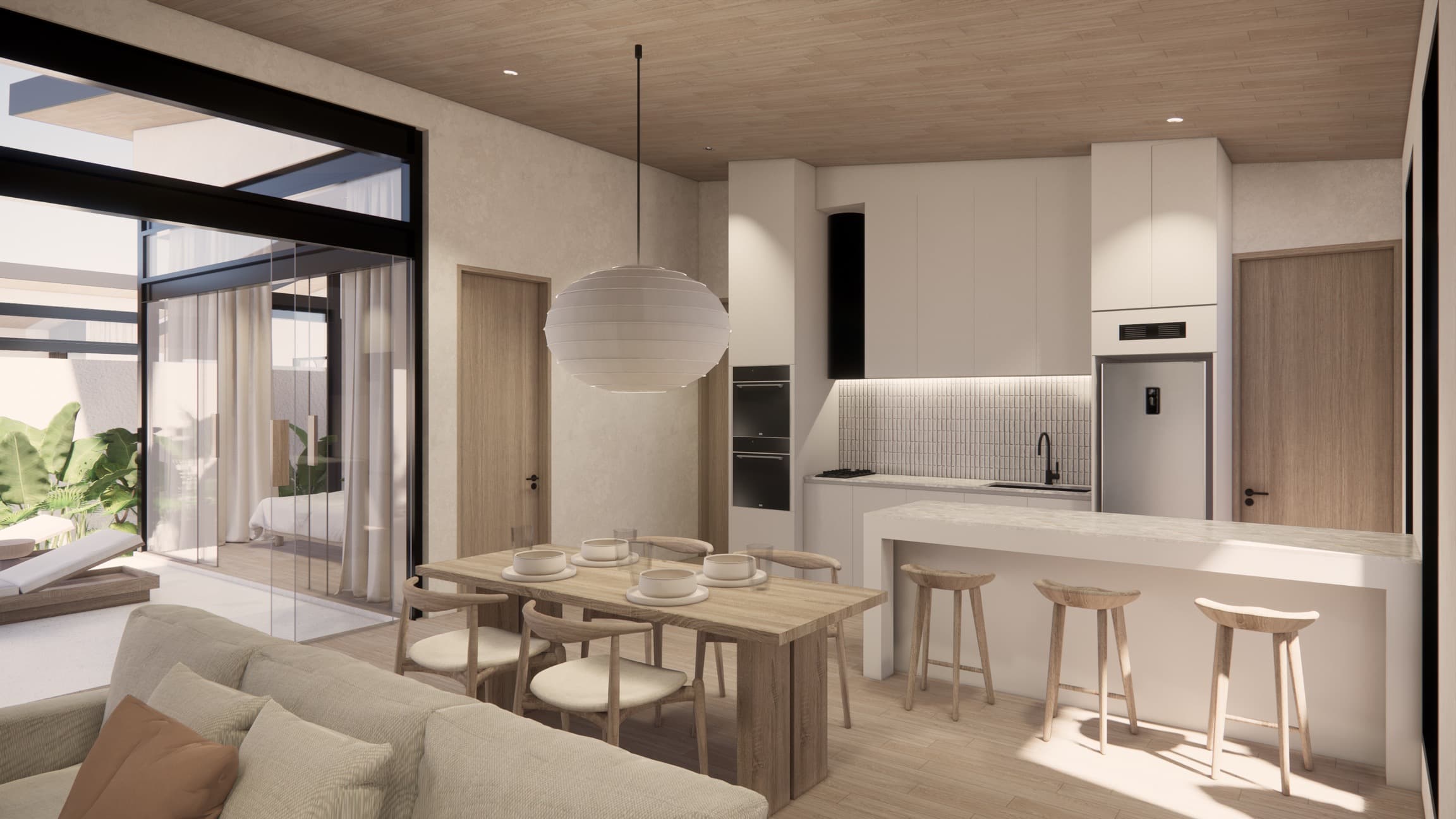 Kitchen - Habitat Vibe Villa For Sale Kuta Lombok