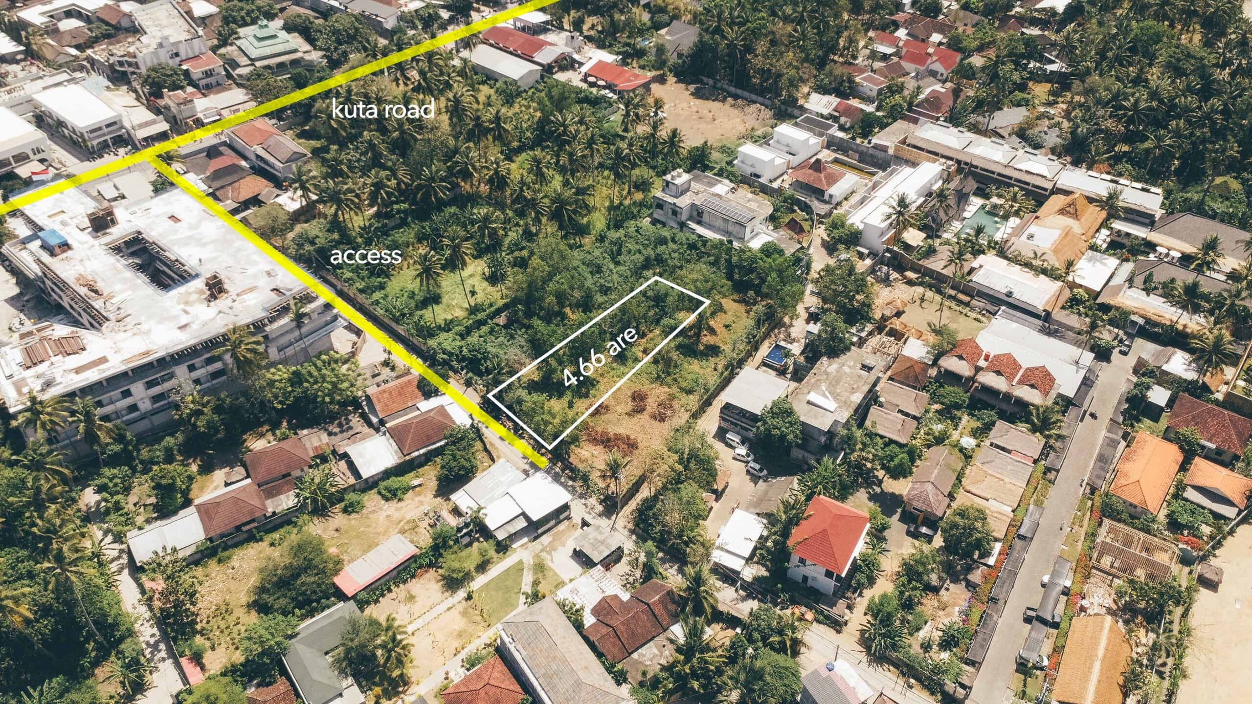Flat Land for sale in Central Kuta, South Lombok