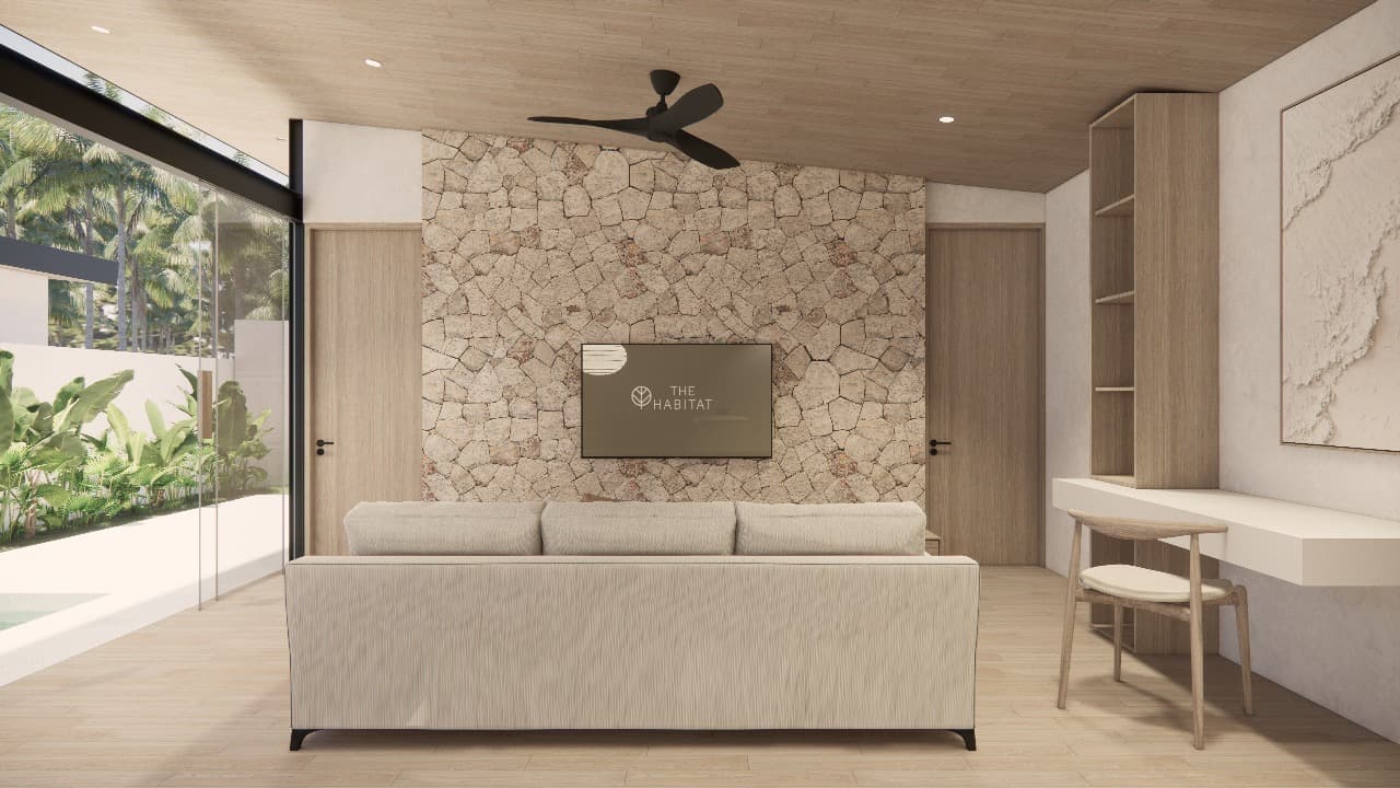 Living room - Habitat Vibe Villa For Sale Kuta Lombok