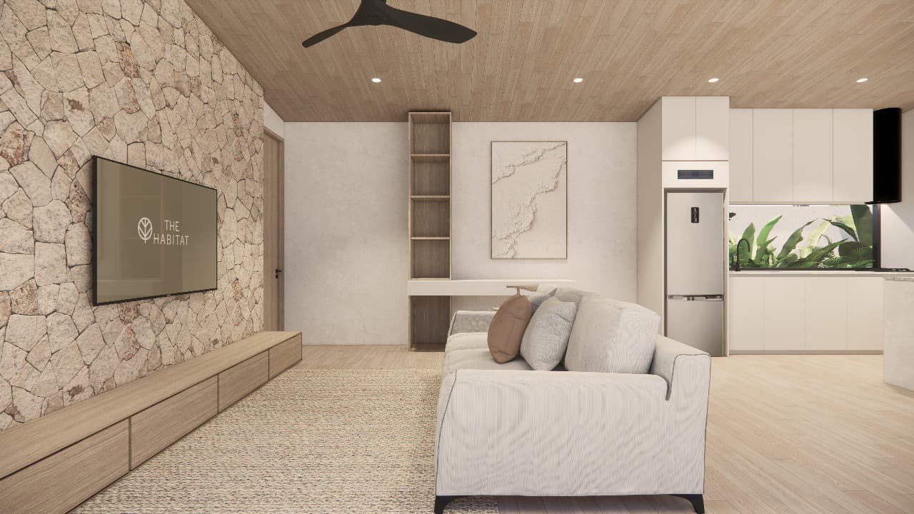 Living room - Habitat Vibe Villa For Sale Kuta Lombok