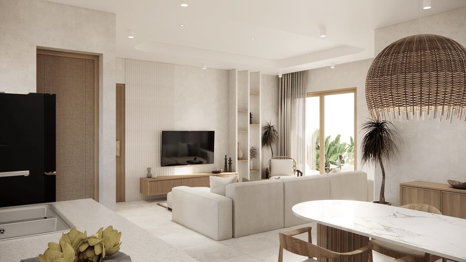 Living Room - Monstera Villa South Lombok