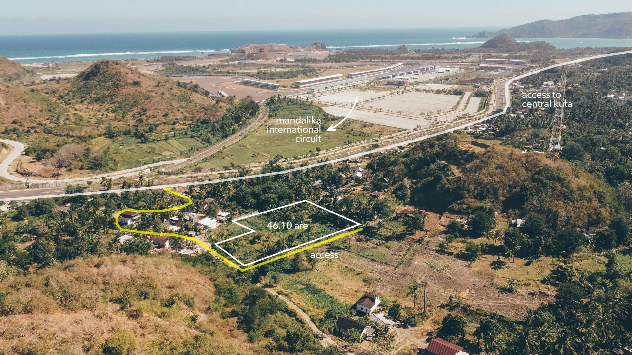 Land for Sale in Mandalika SEZ Near MotoGP Circuit