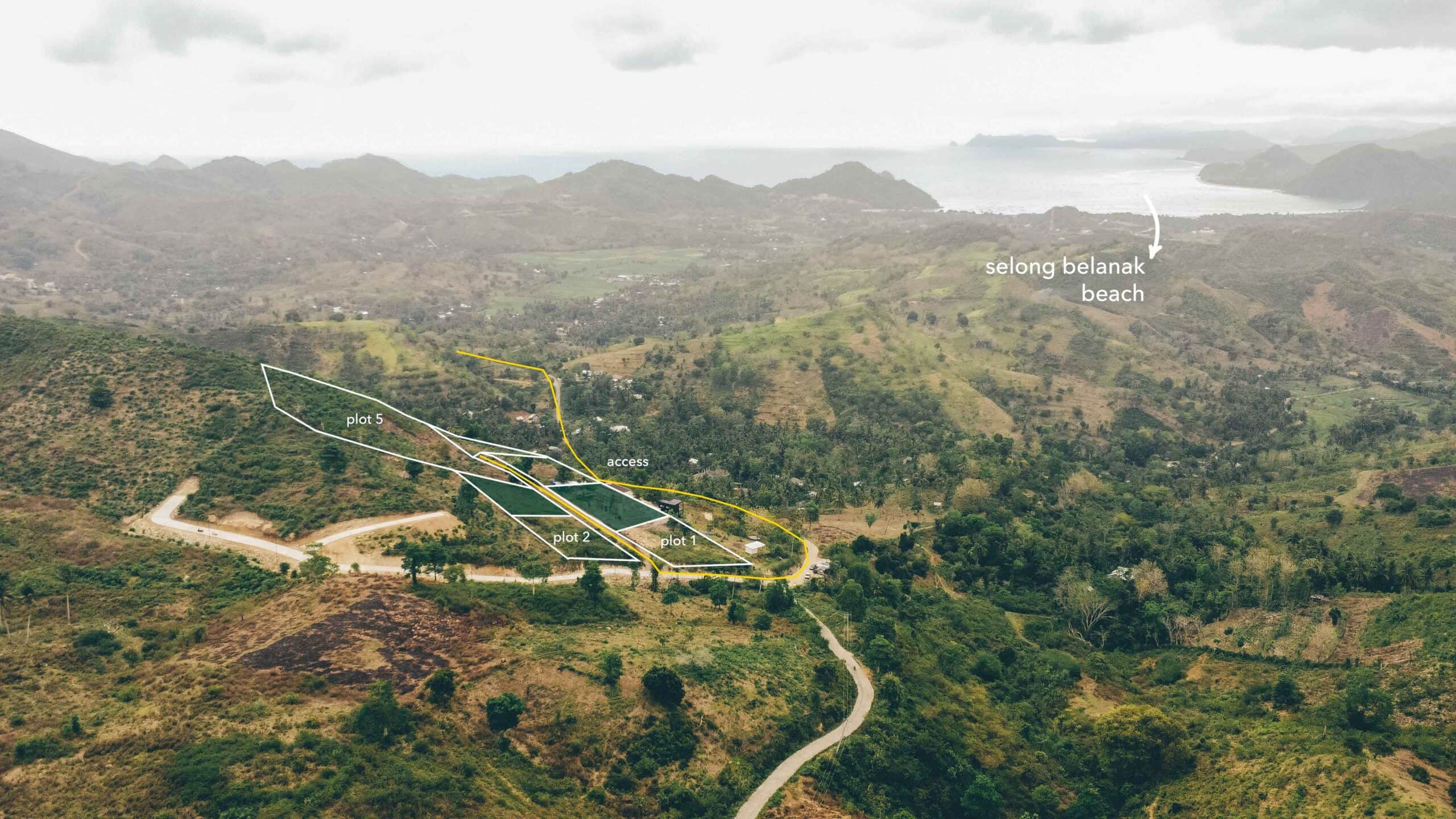 Selong – 5 oceanview plots