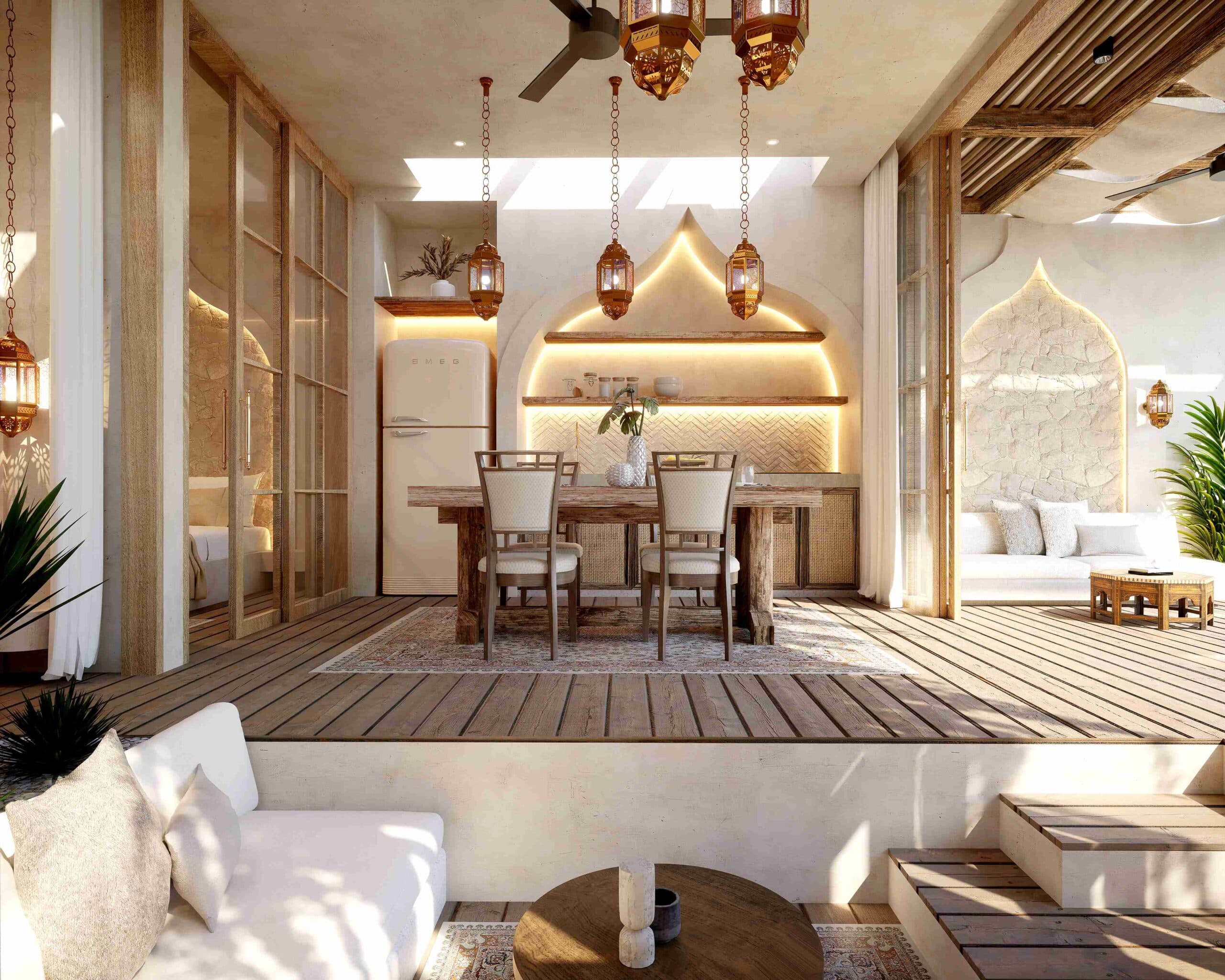 Mango mahala 2br villa living area