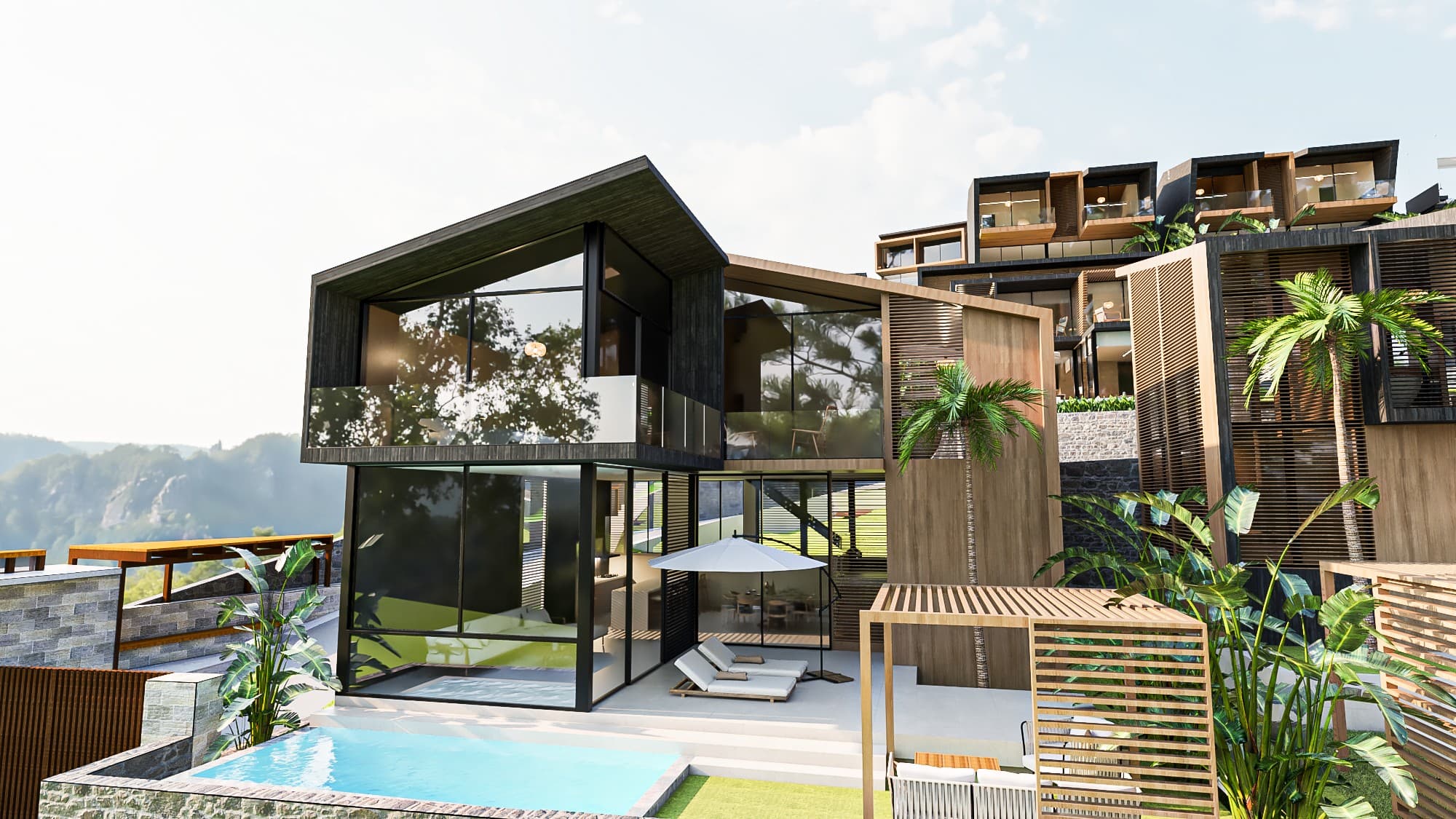 2BR Sunset View Villa in Kuta - exterior