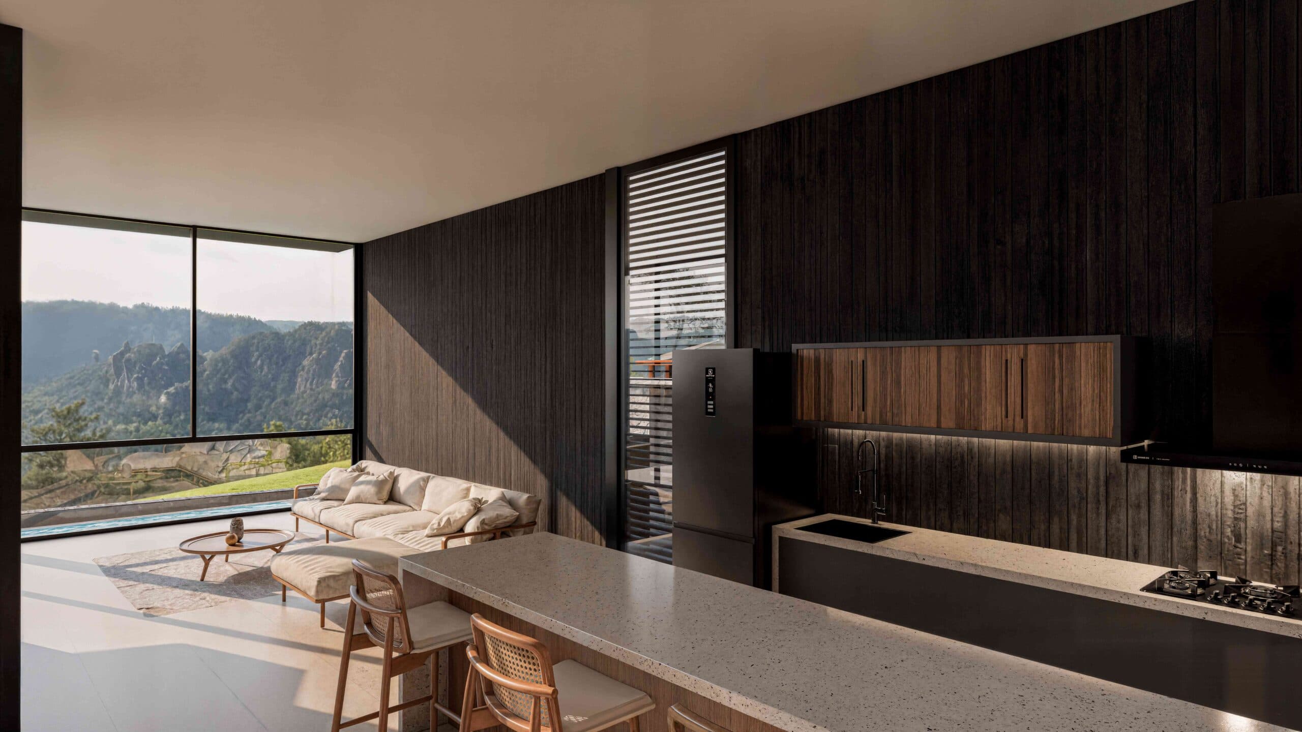 2BR Sunset View Villa in Kuta - kitchen